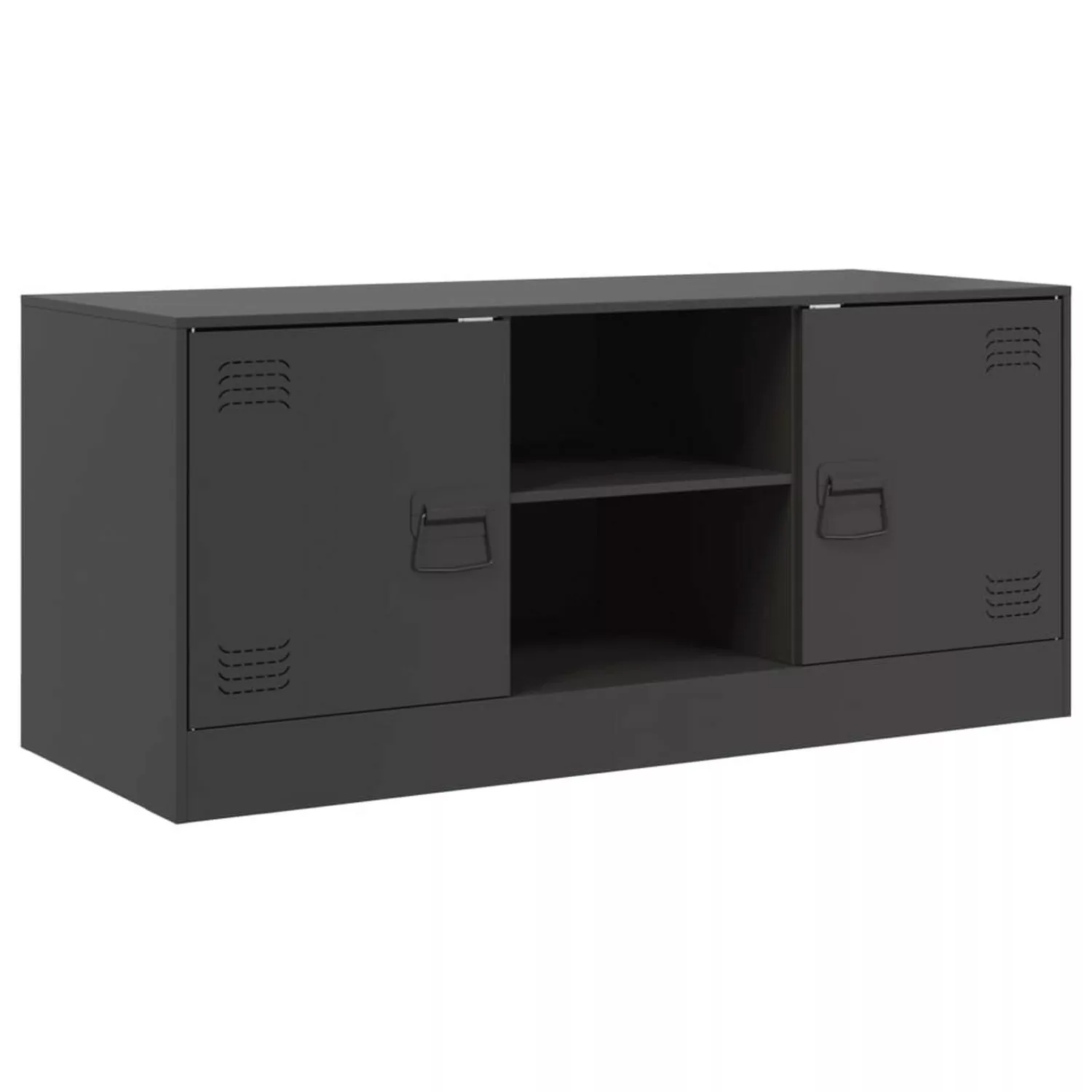 vidaXL TV-Schrank TV-Schrank Schwarz 99x39x44 cm Stahl günstig online kaufen