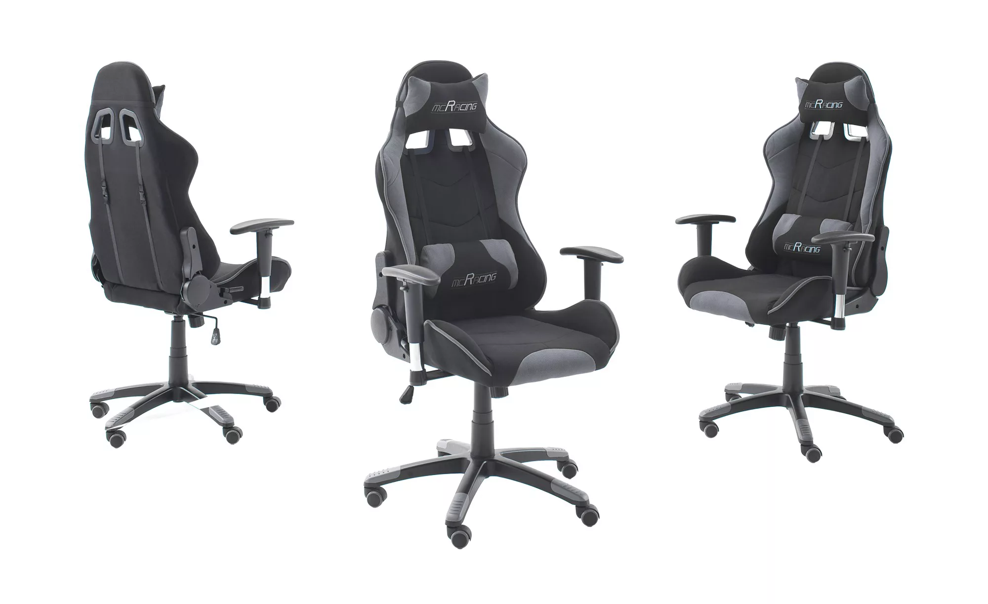 Chefsessel  mcRacing 2 ¦ schwarz ¦ Maße (cm): B: 69 H: 125 T: 58 Stühle > B günstig online kaufen