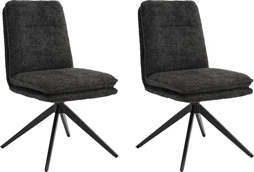 Home affaire Esszimmerstuhl "Valencia", (Set), 2 St., Boucle, verschiedene günstig online kaufen