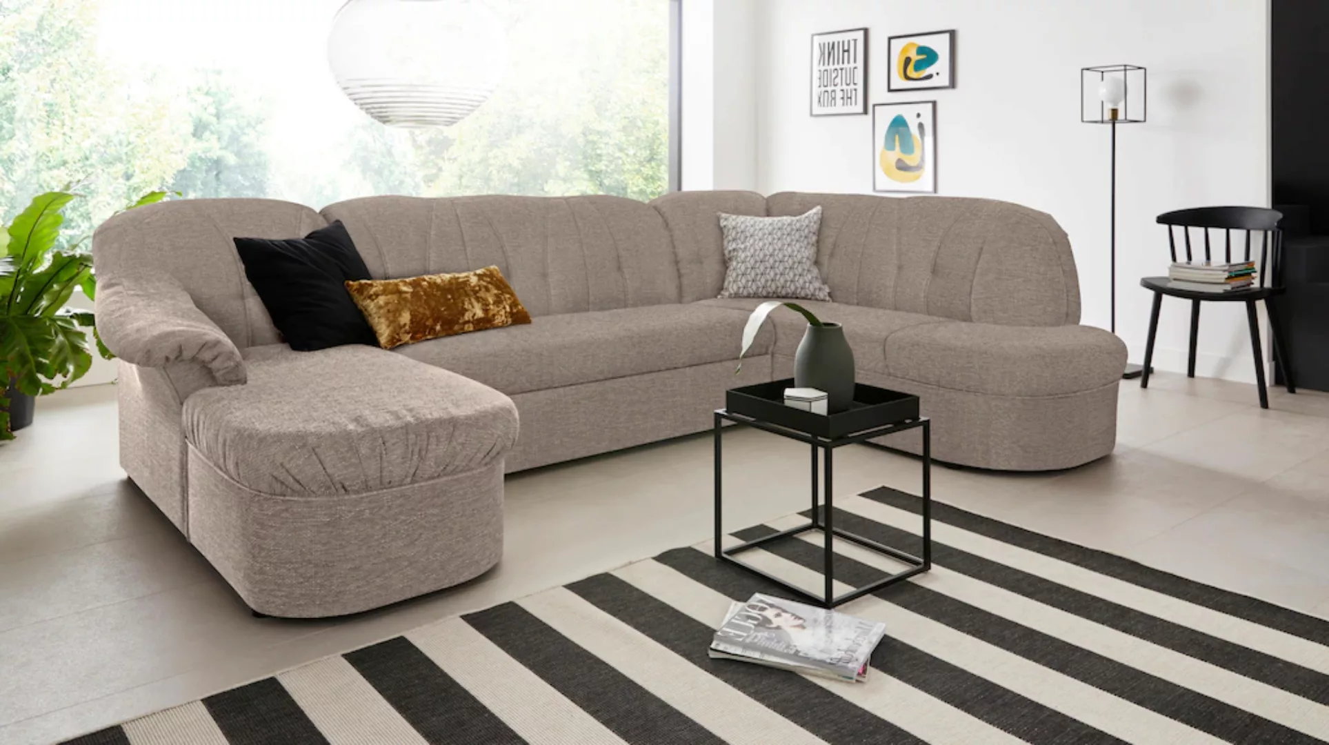 DOMO collection Wohnlandschaft "Pegnitz, zeitlos und modern, mit attraktive günstig online kaufen