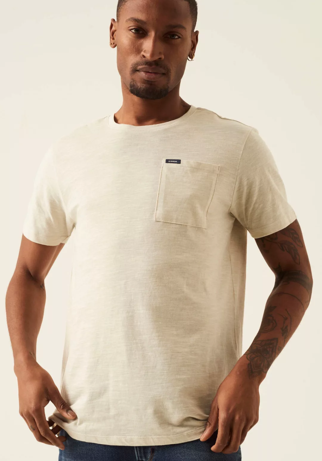 Garcia T-Shirt mit Brusttasche günstig online kaufen