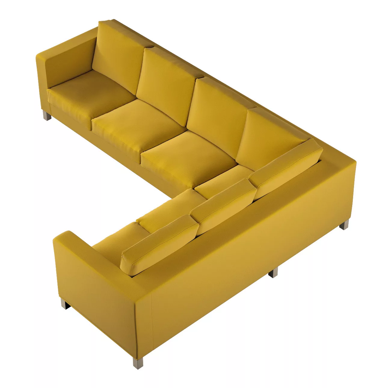 Bezug für Karlanda Sofa Ecke links, honiggelb, 36cm x 30cm x 50cm, Ingrid ( günstig online kaufen