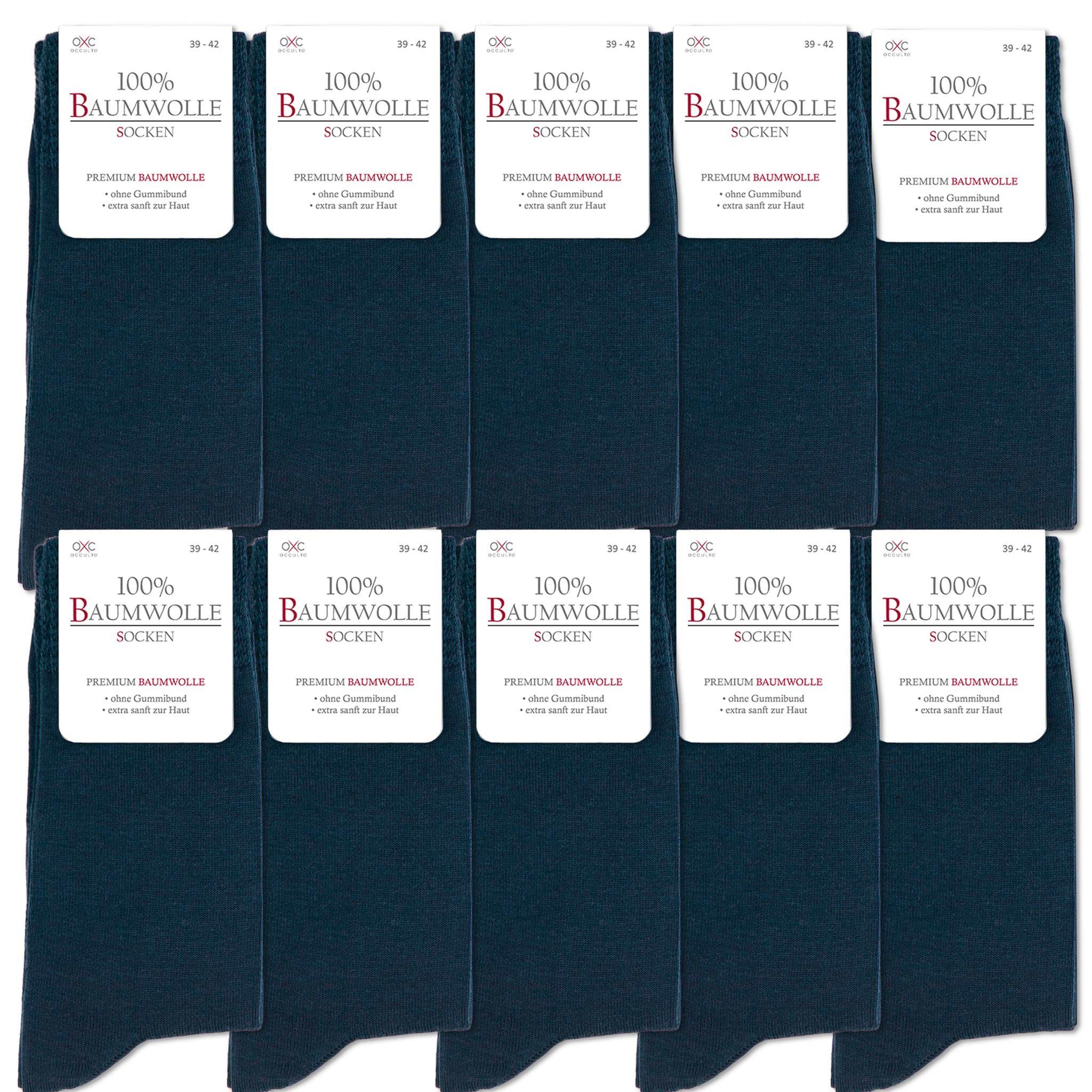 OCCULTO Businesssocken Herren 100% Baumwollsocken 6er günstig online kaufen