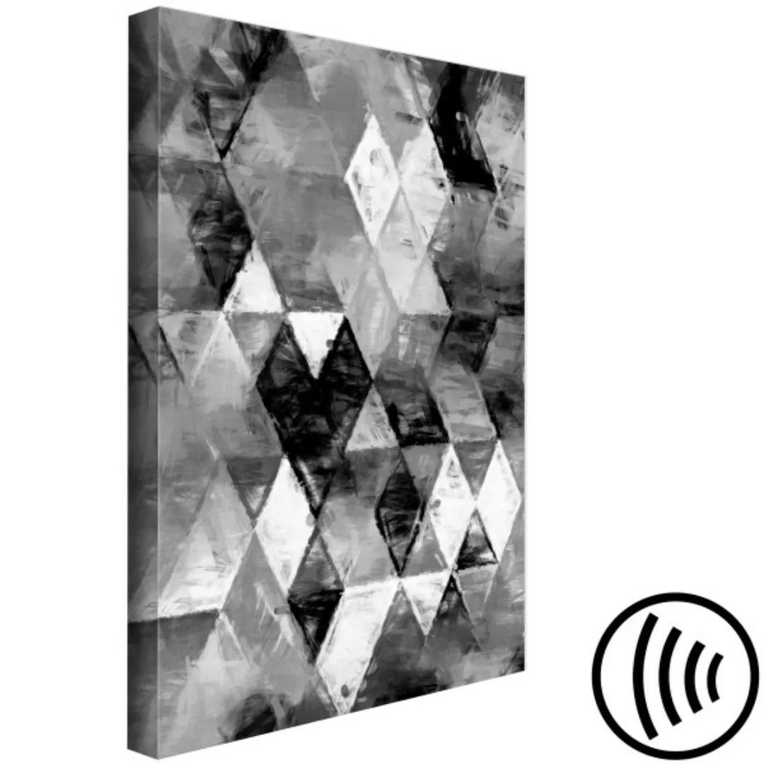 Wandbild Black and White Diamonds (1 Part) Vertical XXL günstig online kaufen