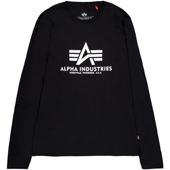 Alpha Industries  T-Shirts & Poloshirts Basic Longsleeve BL - black günstig online kaufen