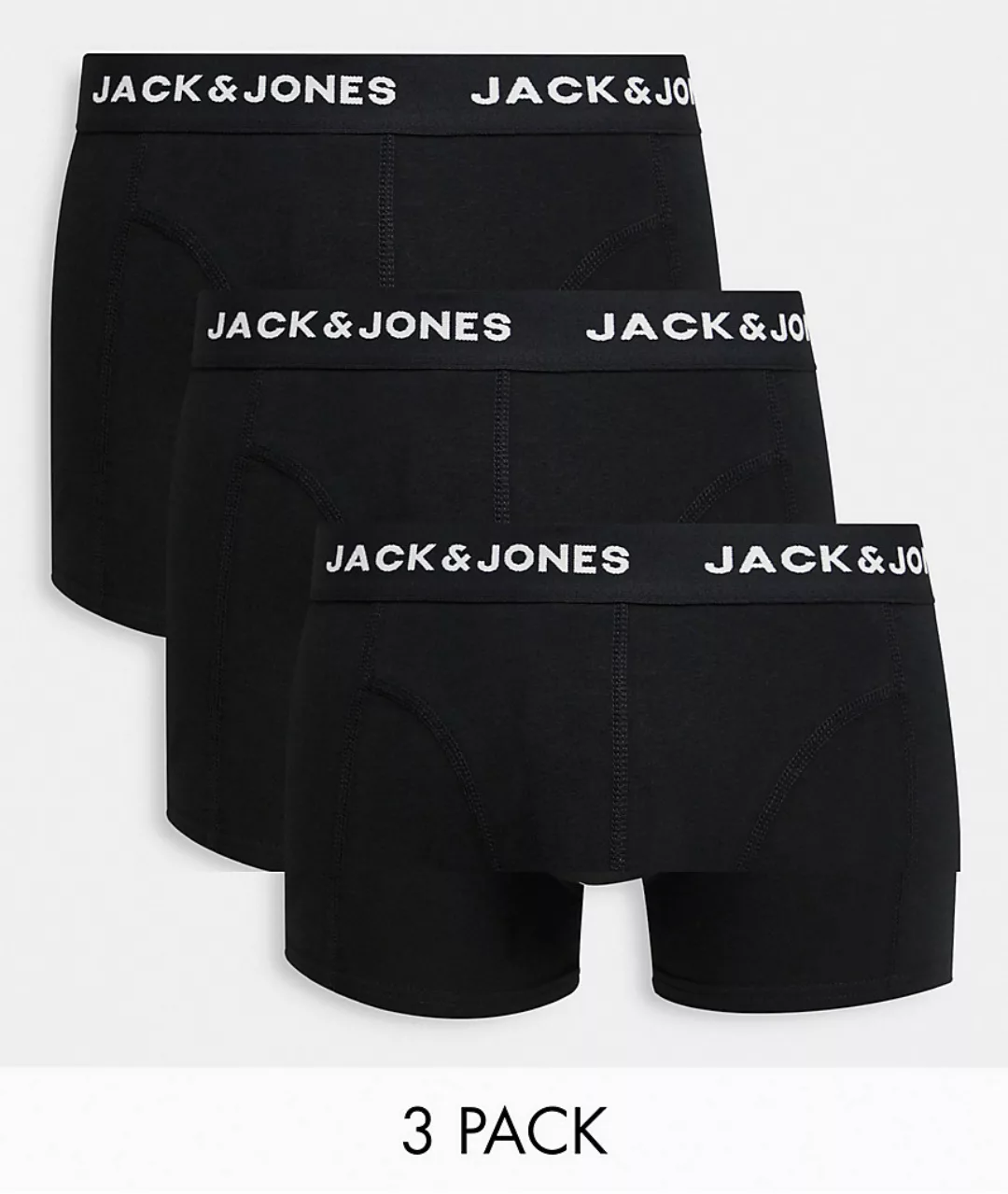 Jack & Jones 3-er Set Trunks Schwarz günstig online kaufen