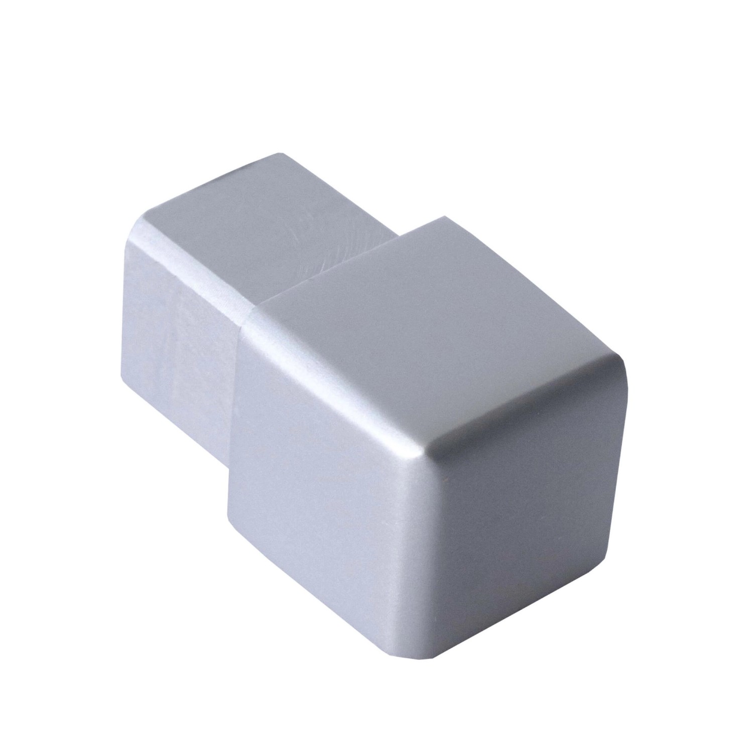 Dalsys Endstück Quadratprofil 12,5mm Alu Eloxiert Silber Matt günstig online kaufen