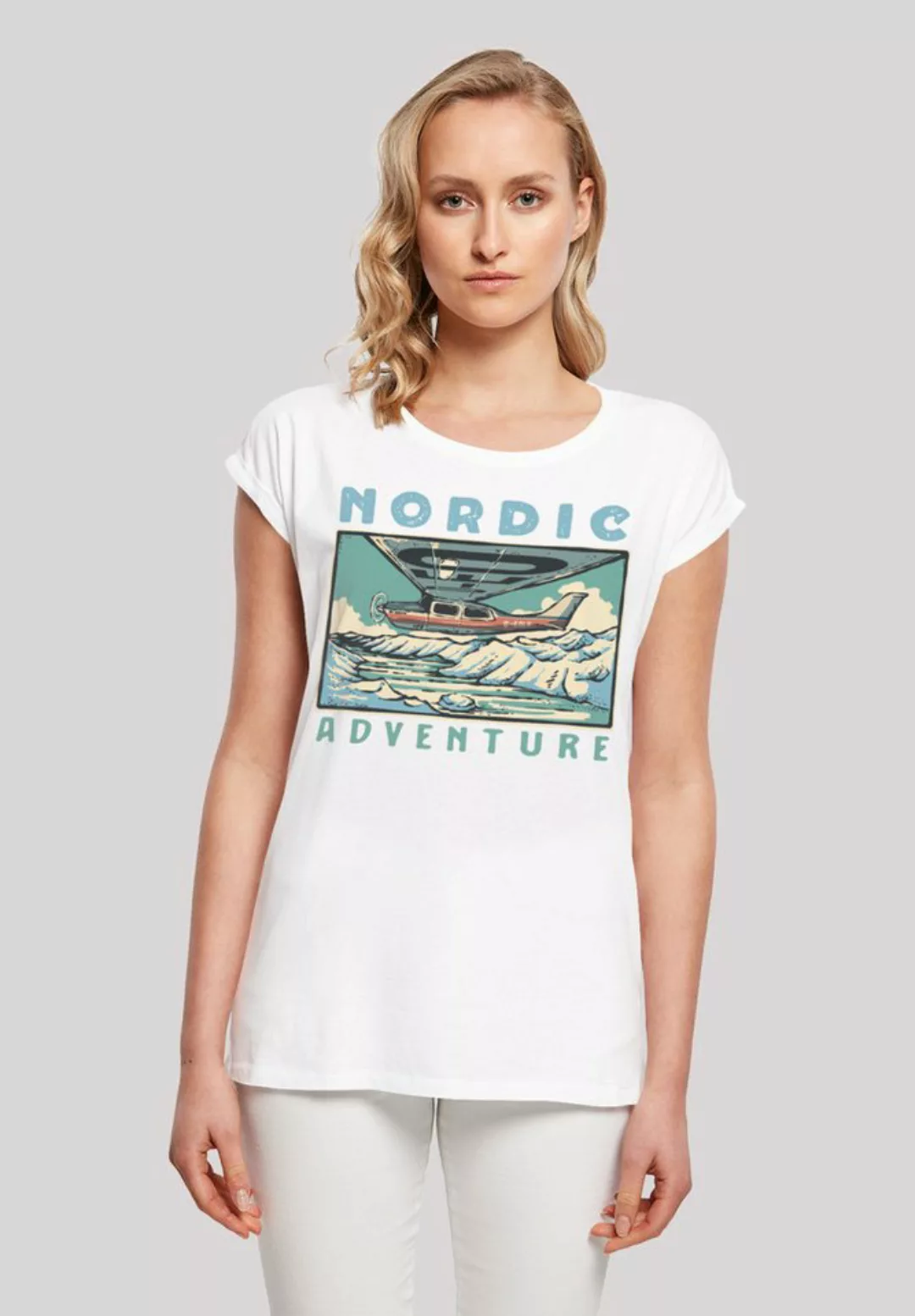 F4NT4STIC T-Shirt Nordic Adventures Print günstig online kaufen