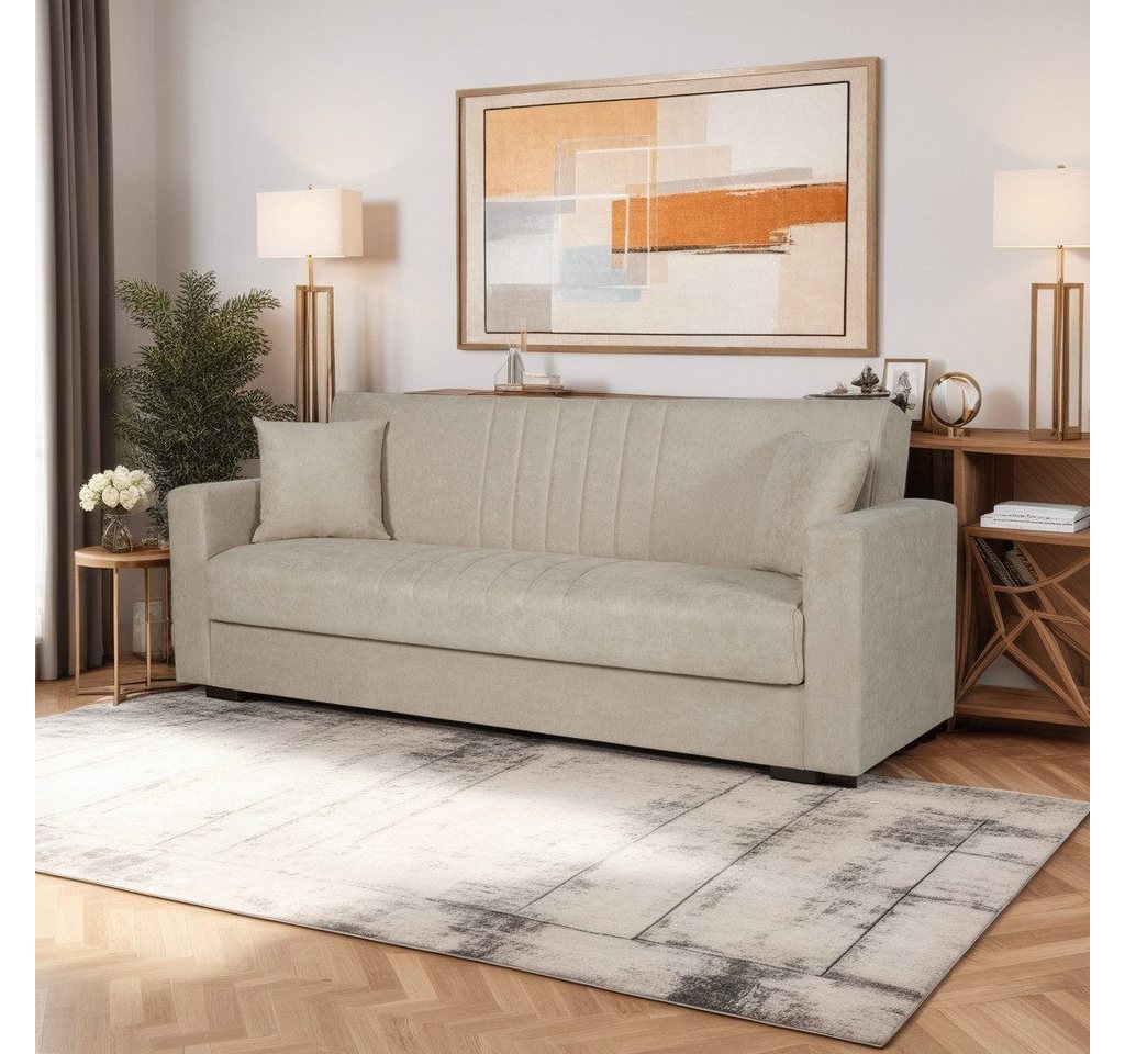 gowoll Sofa Gowoll Sofa Mit Schlaffunktion und Bettkasten Schlafsofa 184 Cm günstig online kaufen