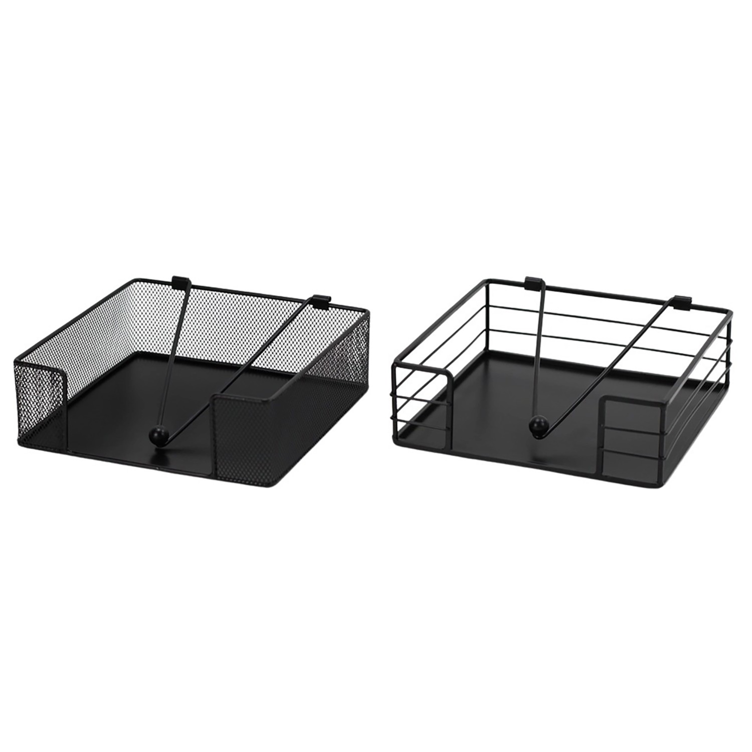Boltze Serviettenhalter Boran 2-fach Sortiert 6 cm x 19 cm x 19 cm Schwarz günstig online kaufen