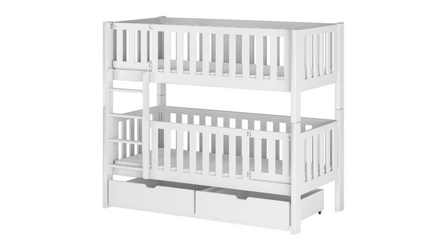 Kids Collective Etagenbett Kinderbett 80x180, schließbarem Rausfallschutz, günstig online kaufen