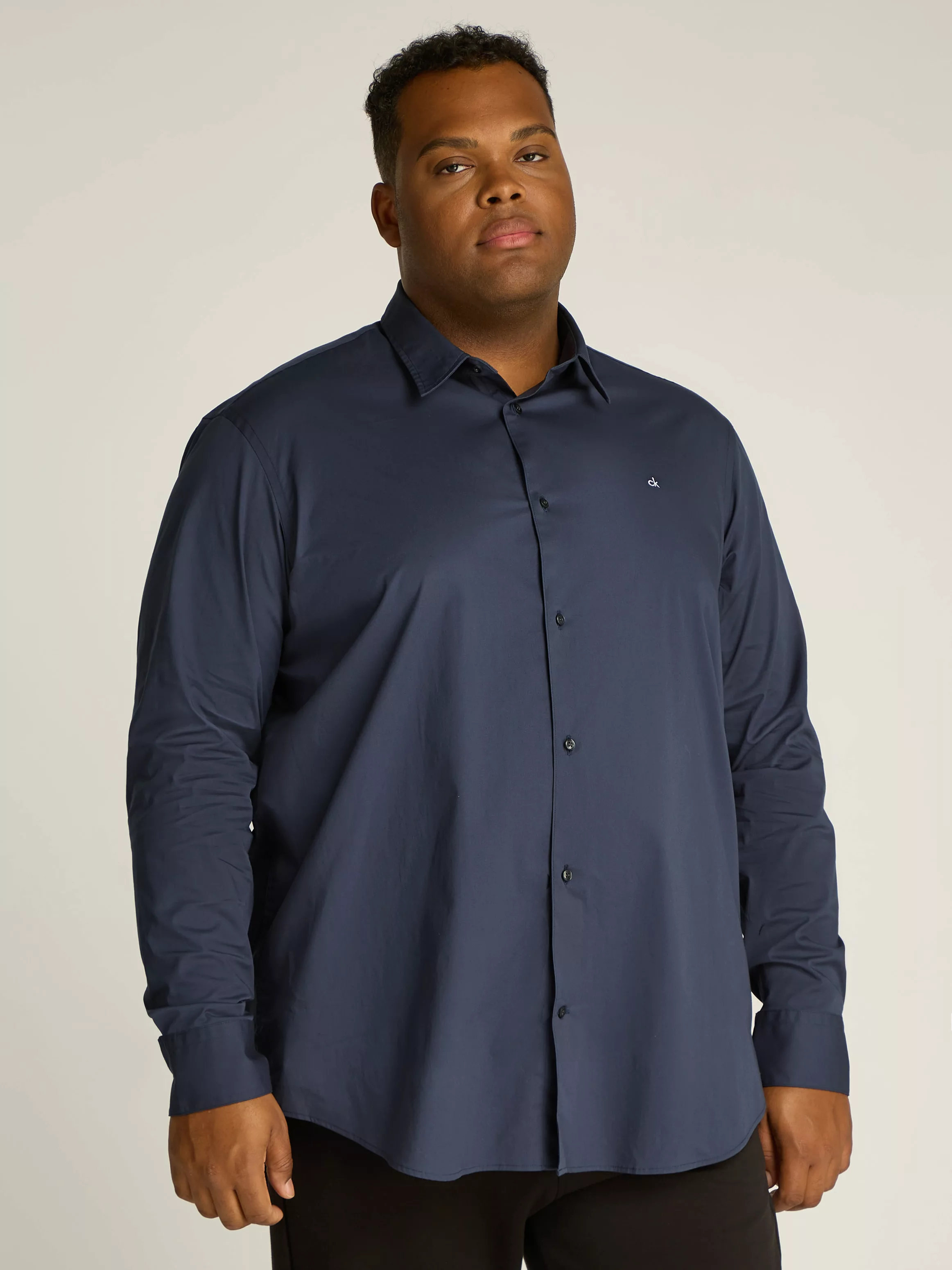 Calvin Klein Big&Tall Langarmhemd BT_STRETCH POPLIN SLIM SHIRT in großen Gr günstig online kaufen