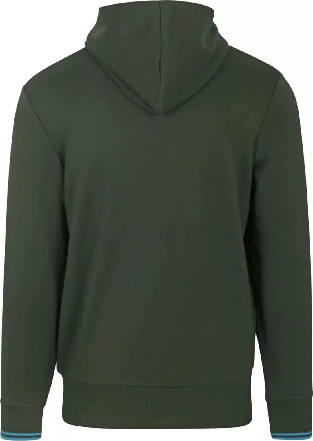 Fred Perry Hoodie Logo Night Green - Größe XL günstig online kaufen