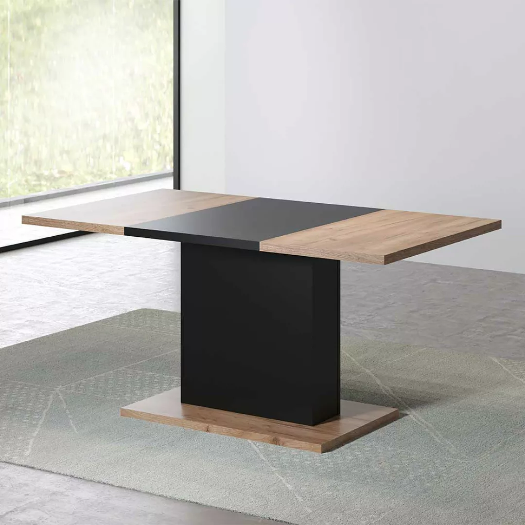Tisch Esszimmer modern 160x76x80 cm Säulengestell günstig online kaufen