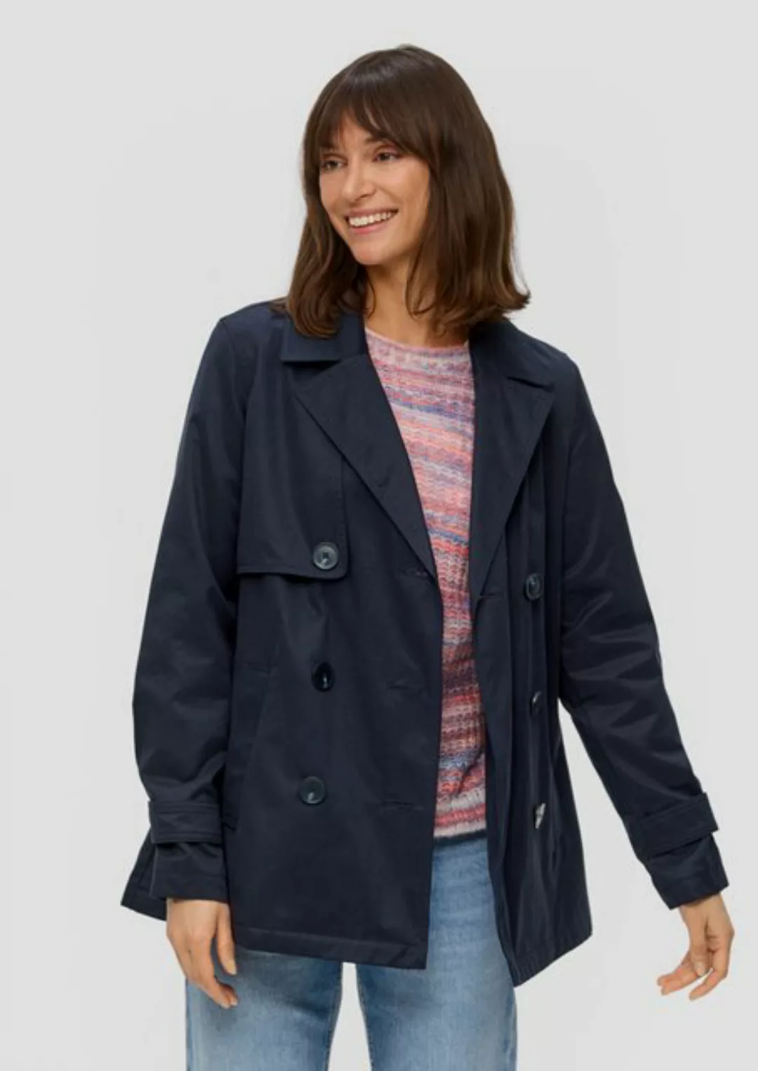 s.Oliver Funktionsjacke Cabanjacke aus Baumwollmix günstig online kaufen