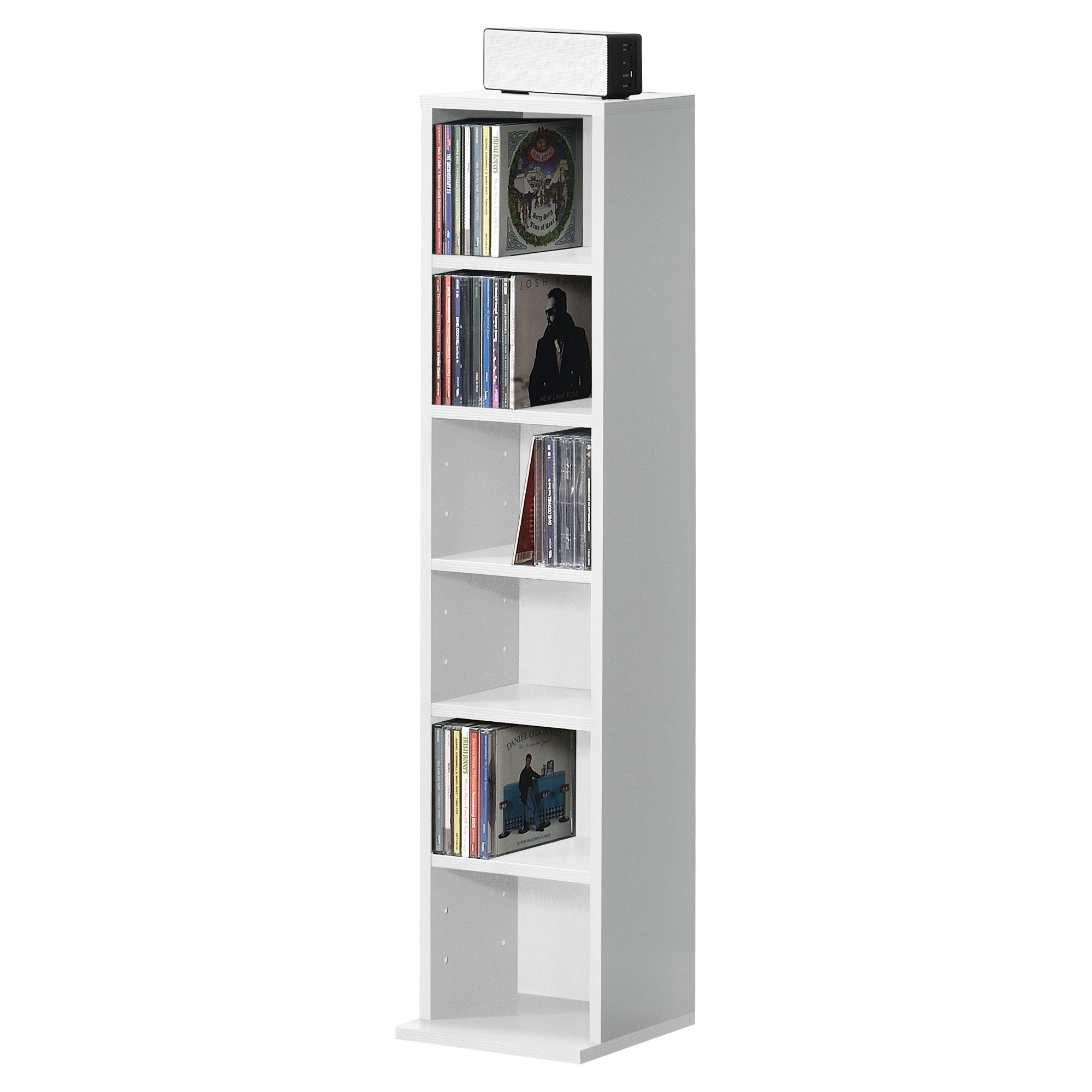 en.casa CD-Regal, »Tynset« 90x20x20 cm Standregal günstig online kaufen