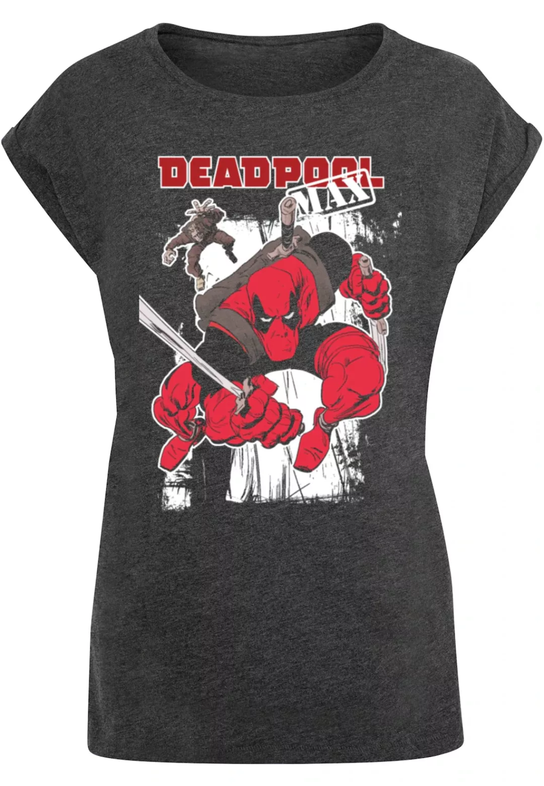 ABSOLUTE CULT T-Shirt "ABSOLUTE CULT Damen Ladies Deadpool - Max T-Shirt" günstig online kaufen