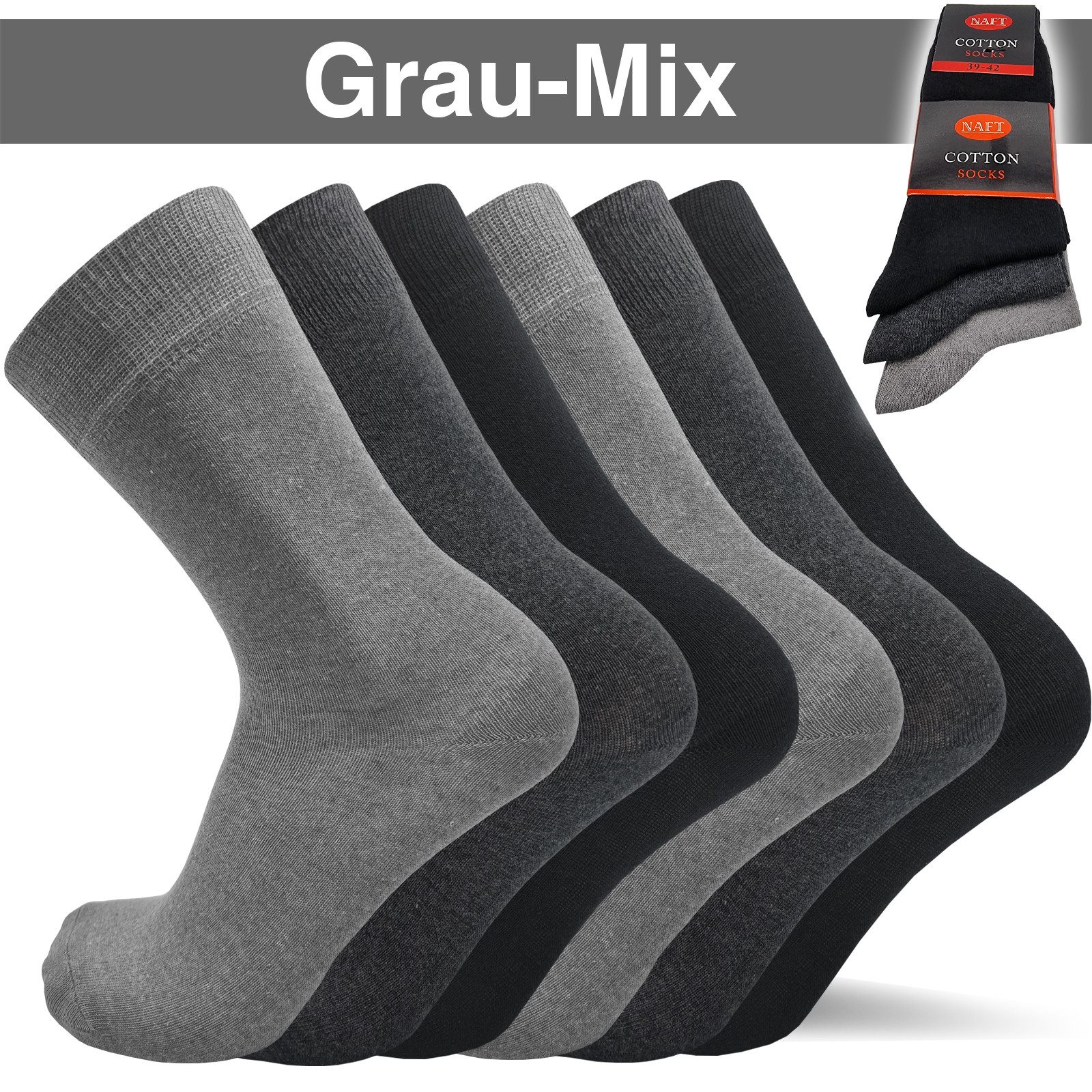 NAFT Businesssocken 6-24 Paar Herrensocken 80% günstig online kaufen