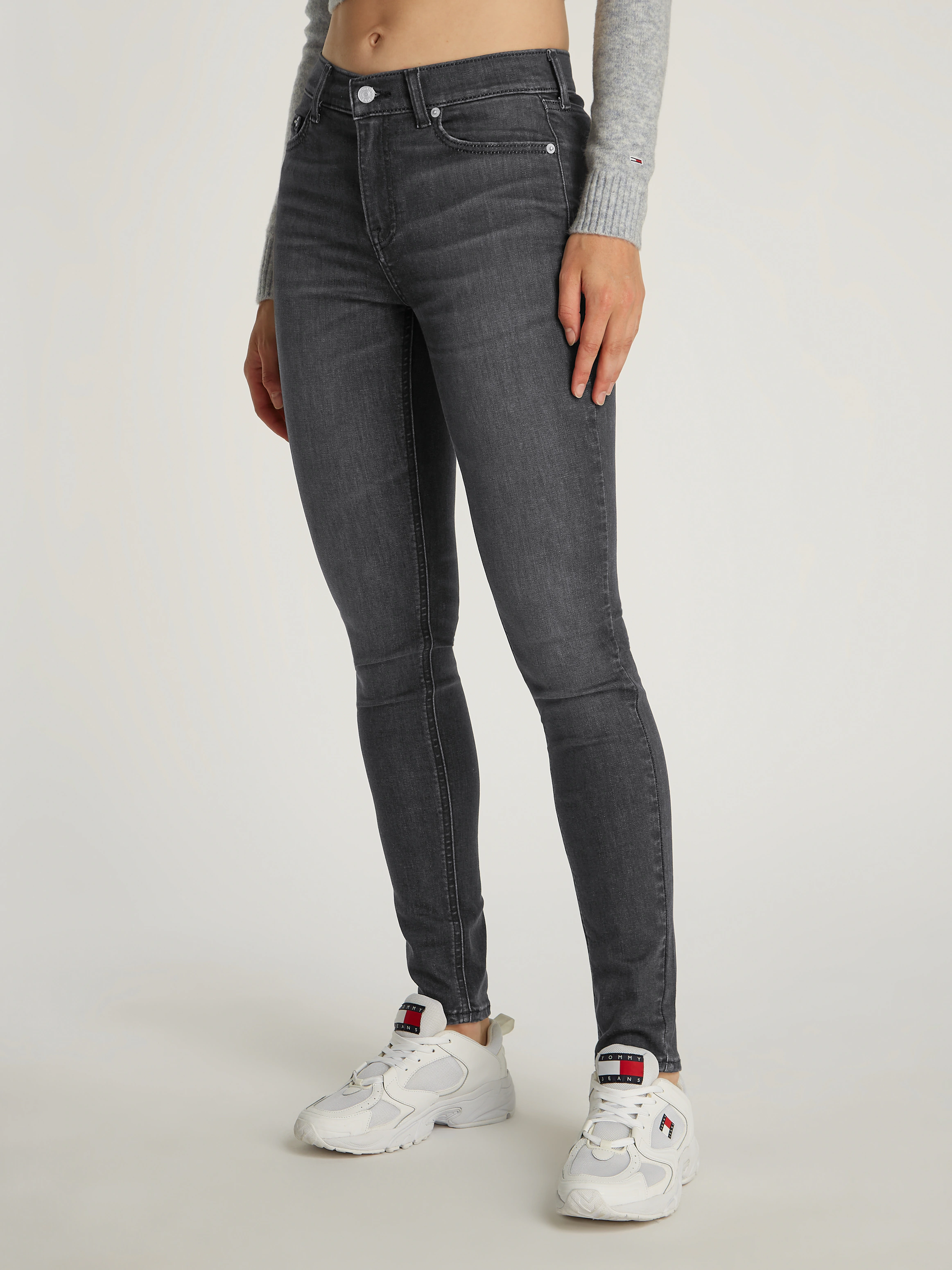 Tommy Jeans Skinny-fit-Jeans "NORA MR SKNY AH1280", mit Logo-Badge günstig online kaufen