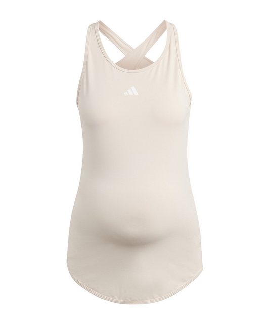 adidas Performance T-Shirt adidas Performance Tanktop Damen Beige Polyester günstig online kaufen