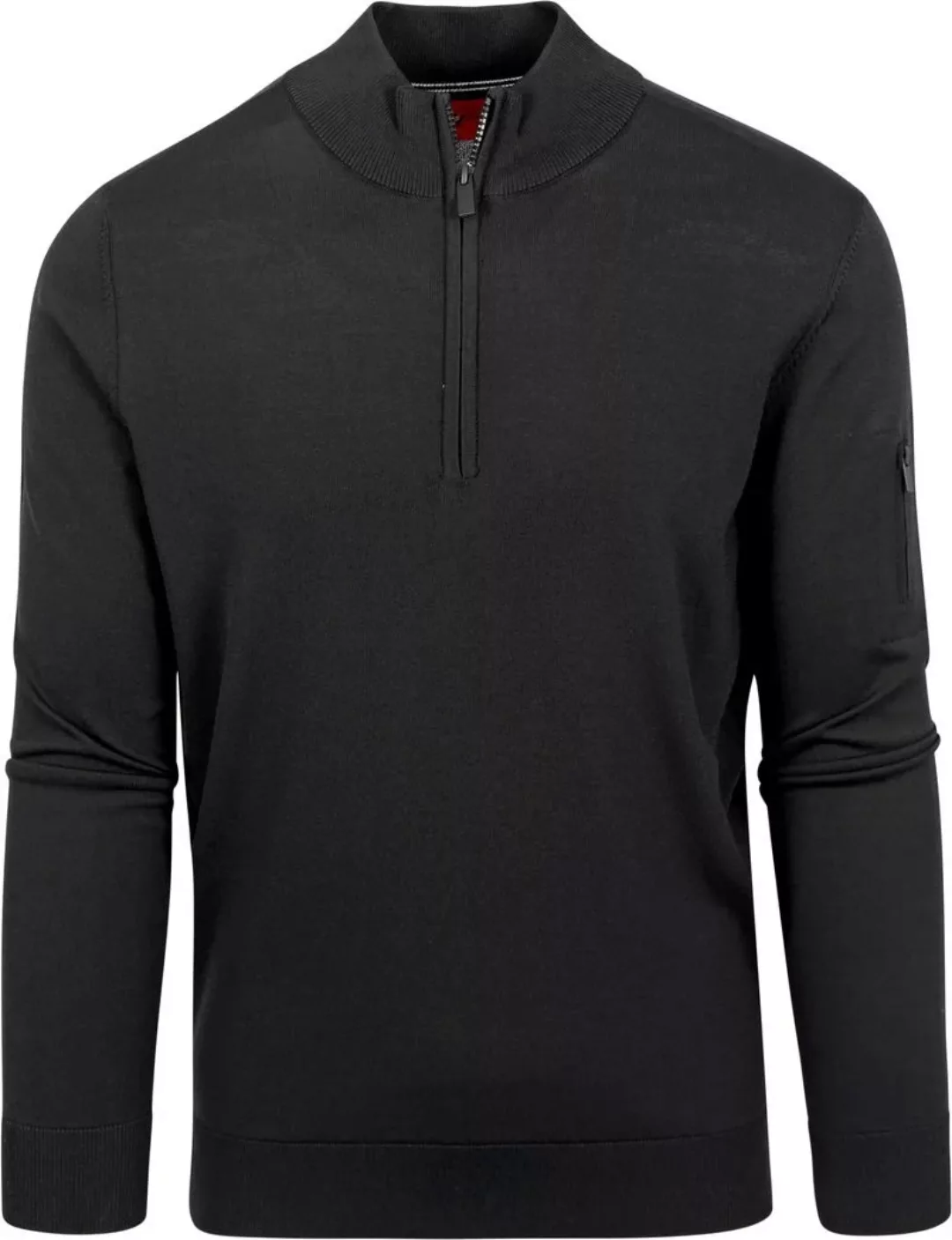 Suitable Half Zip Pullover Rafe Schwarz - Größe M günstig online kaufen