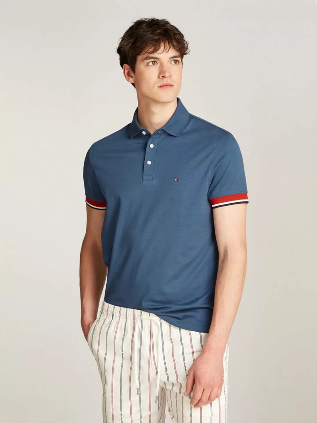 Tommy Hilfiger Poloshirt INTERLOCK SLEEVE DETAIL REG POLO günstig online kaufen