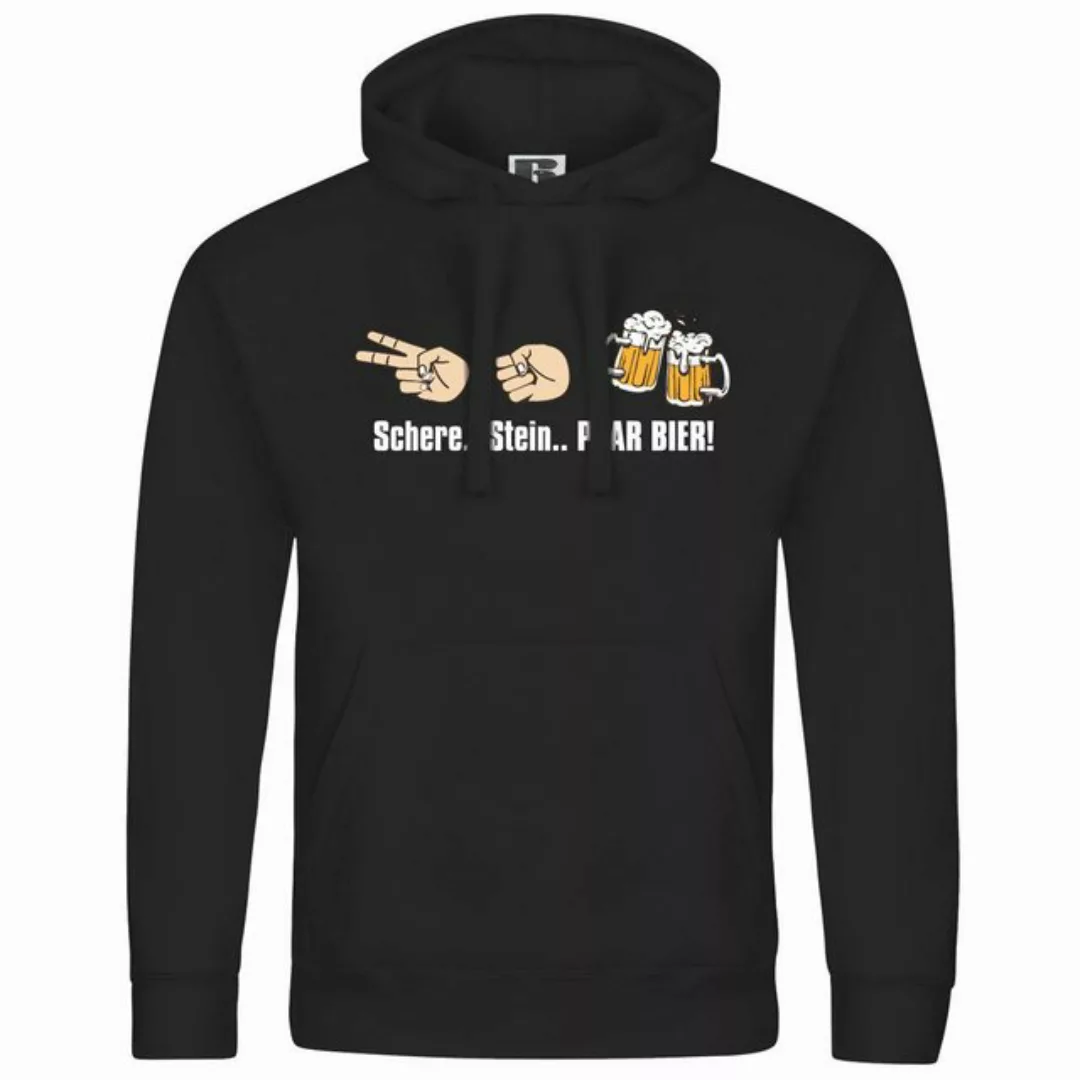 deinshirt Kapuzenpullover Herren Kapuzenpullover Schere Stein paar Bier Mit günstig online kaufen