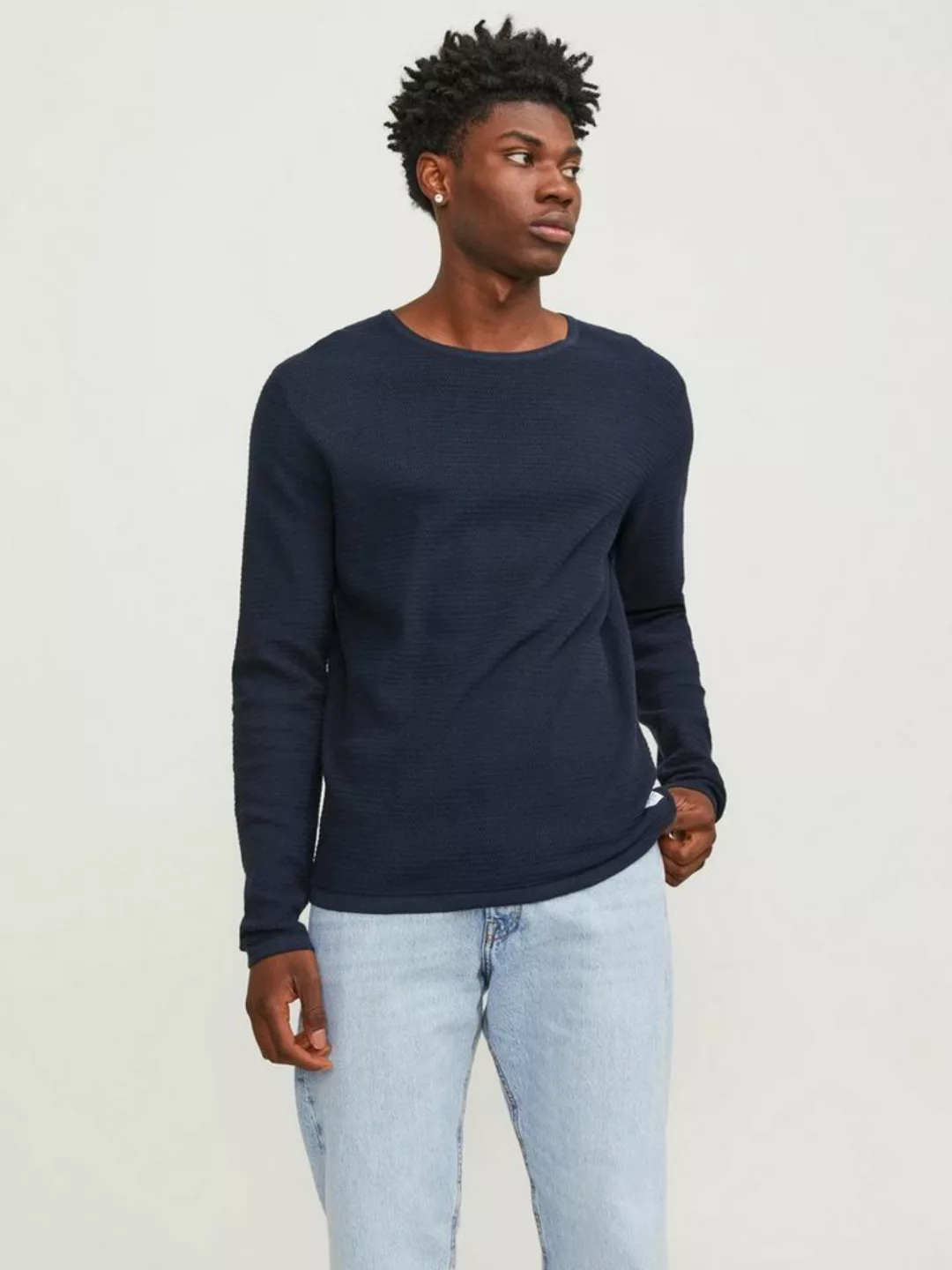 Jack & Jones Rundhalspullover JJEGREG KNIT CREW NECK SN günstig online kaufen