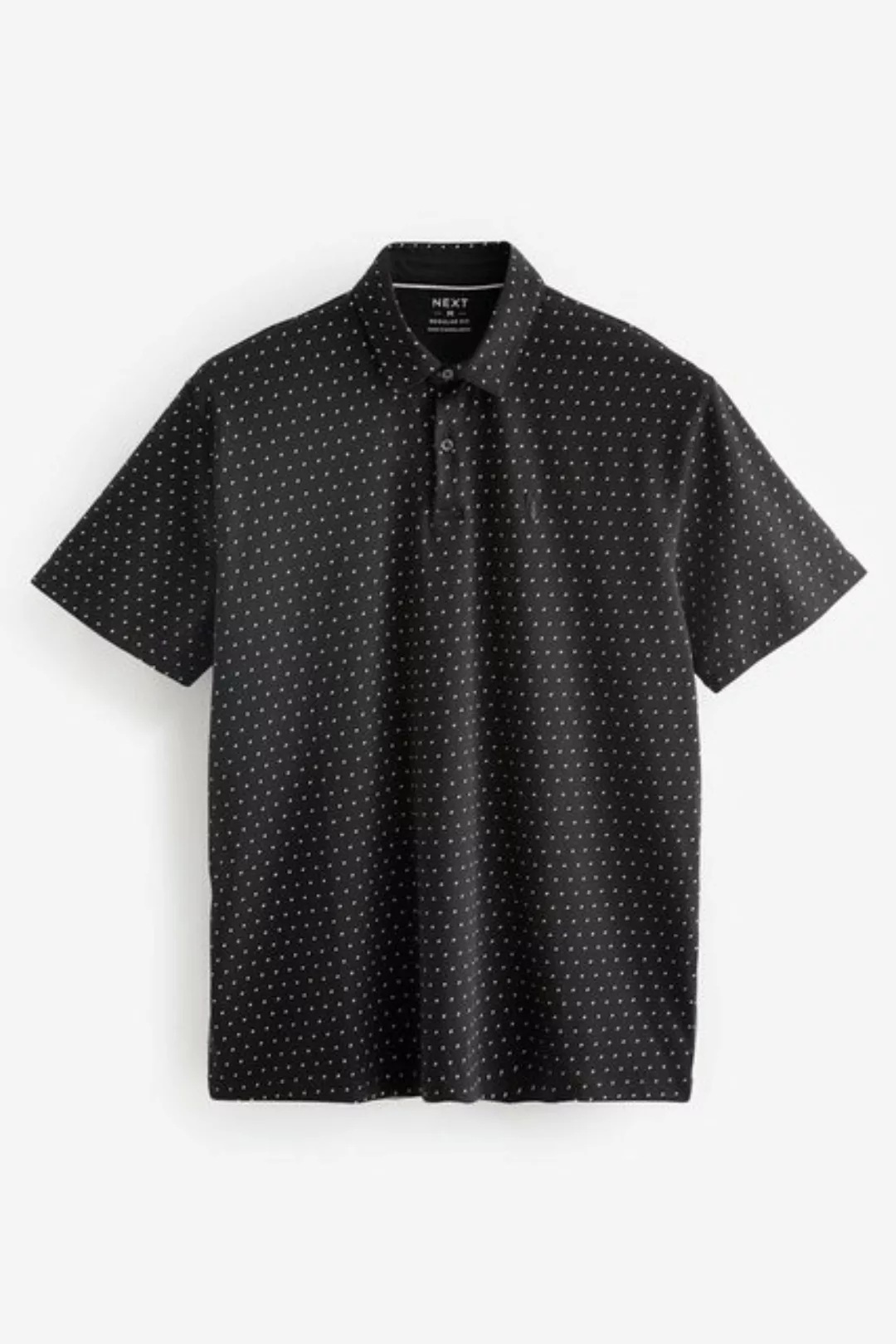 Next Poloshirt Gepunktetes Polohemd (1-tlg) günstig online kaufen