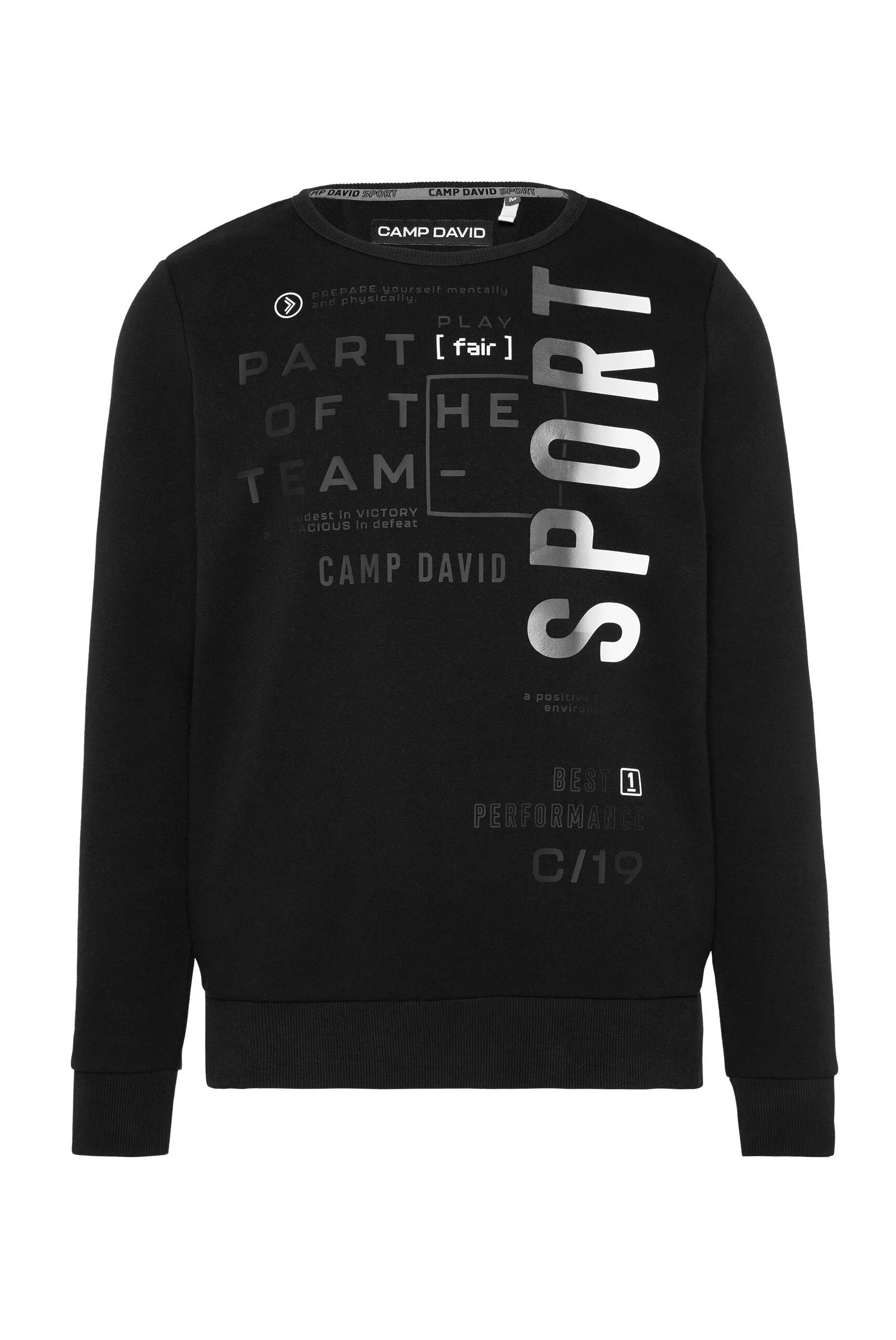 CAMP DAVID Sweater, mit reflektierenden Details günstig online kaufen