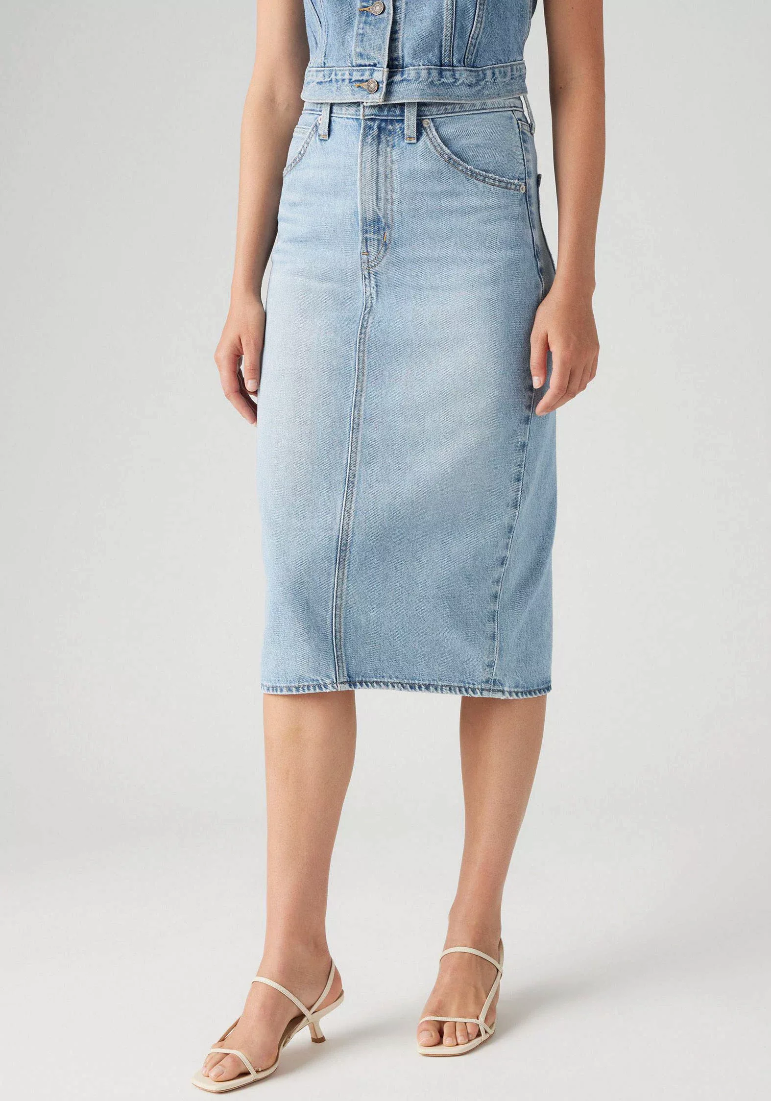 Levis Jeansrock "HR BACK SLIT SKIR", mit Schlitz hinten günstig online kaufen