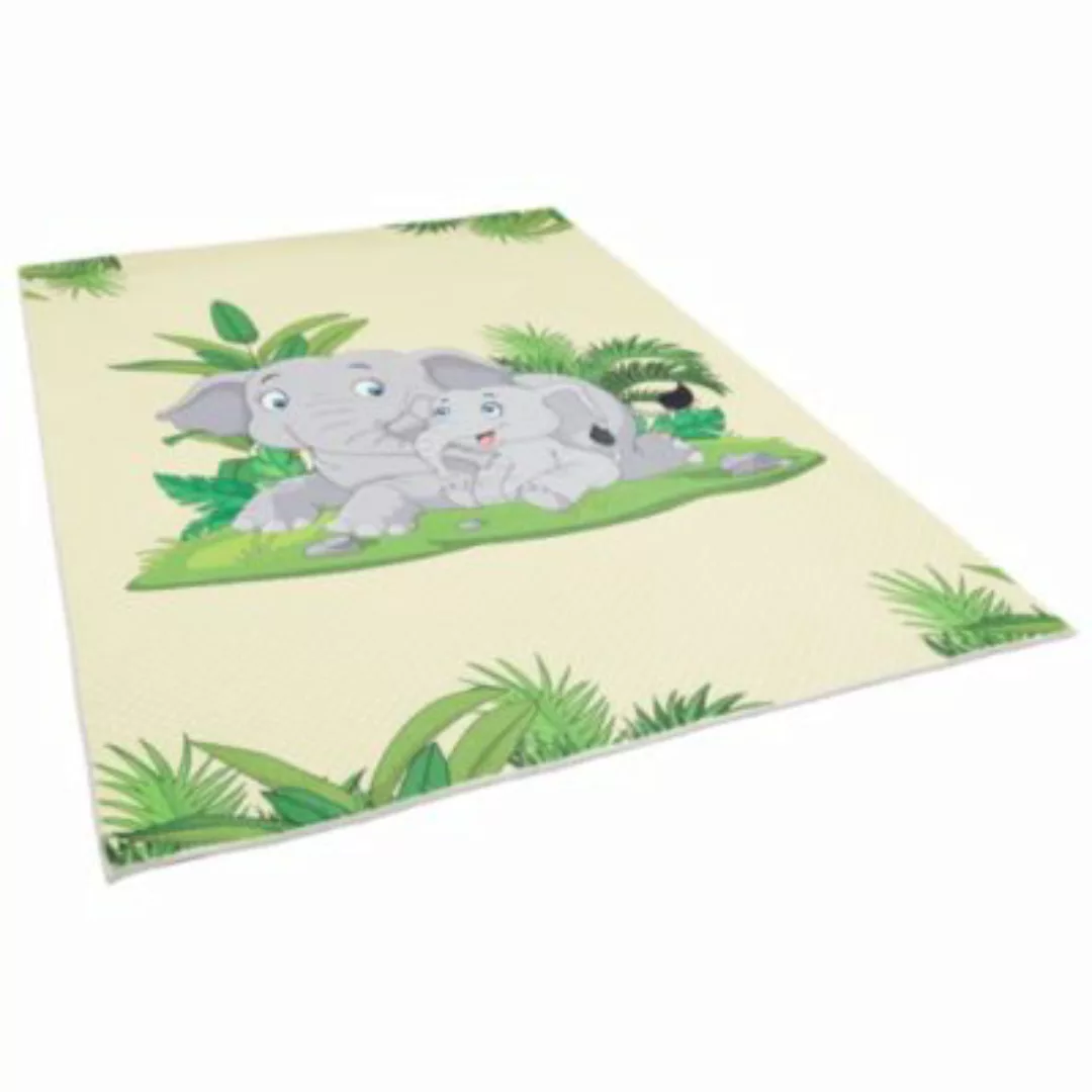 Pergamon Fellteppich Plush Kids Elefant Teppiche bunt Gr. 120 x 160 günstig online kaufen
