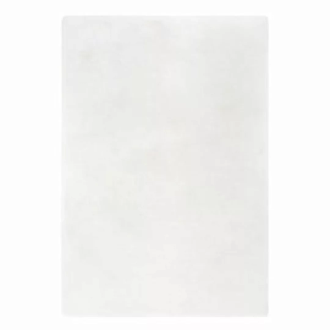 Homcom Teppich weicher Hochflor Weiß 60 x 120 x 3,5 cm günstig online kaufen