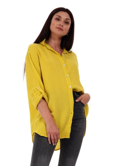 YC Fashion & Style Longbluse Bluse Oversized Longbluse Herrlich weicher Mus günstig online kaufen