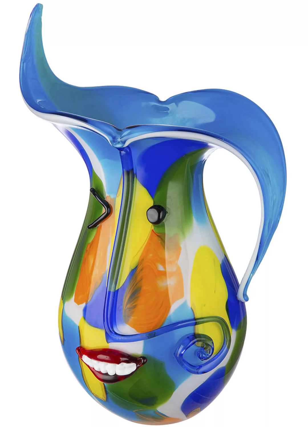 Casablanca by Gilde Tischvase »Glasart Designvase "Augusto" aus Glas«, (1 S günstig online kaufen