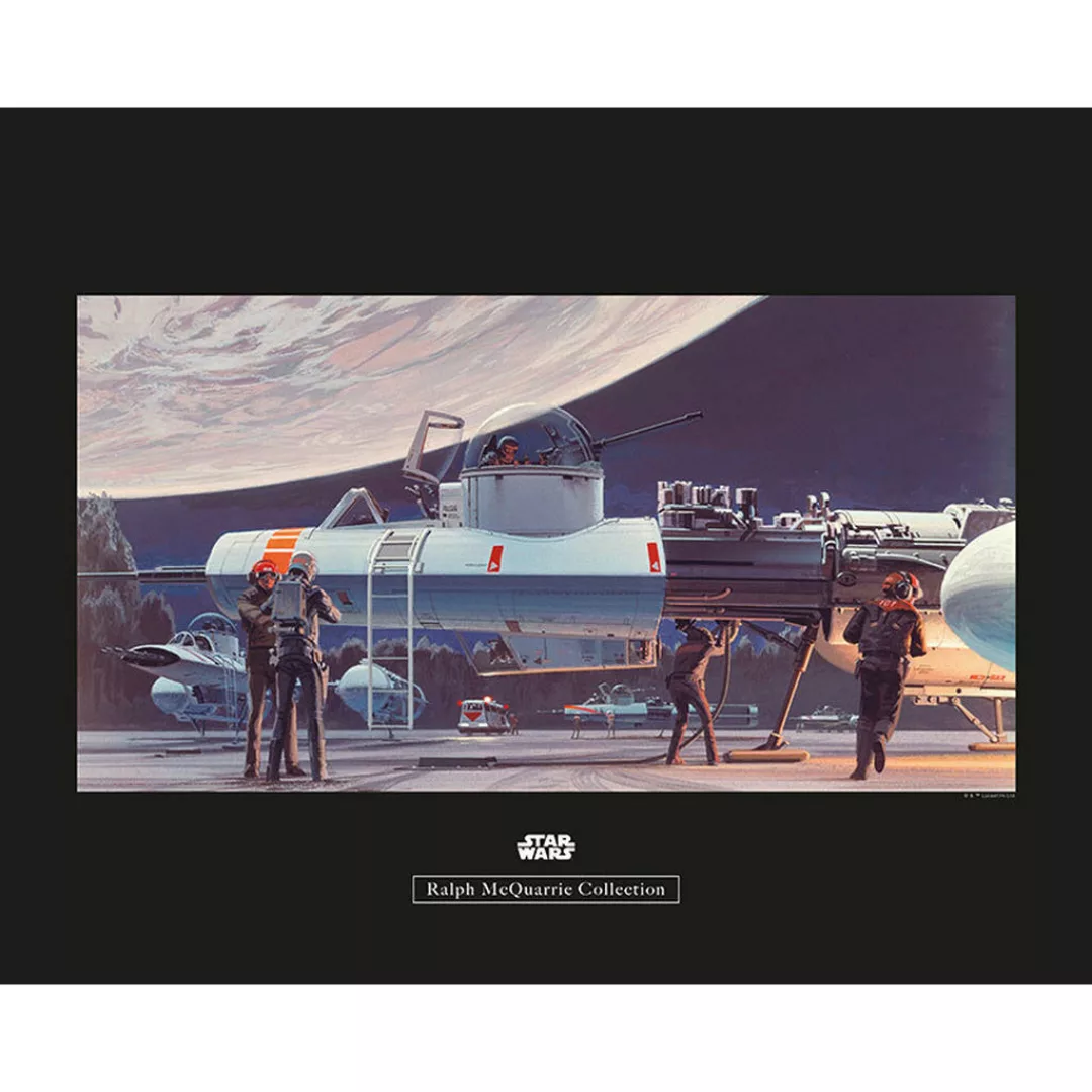 Komar Wandbild Star Wars Classic RMQ Yavin Hangar Star Wars B/L: ca. 50x40 günstig online kaufen