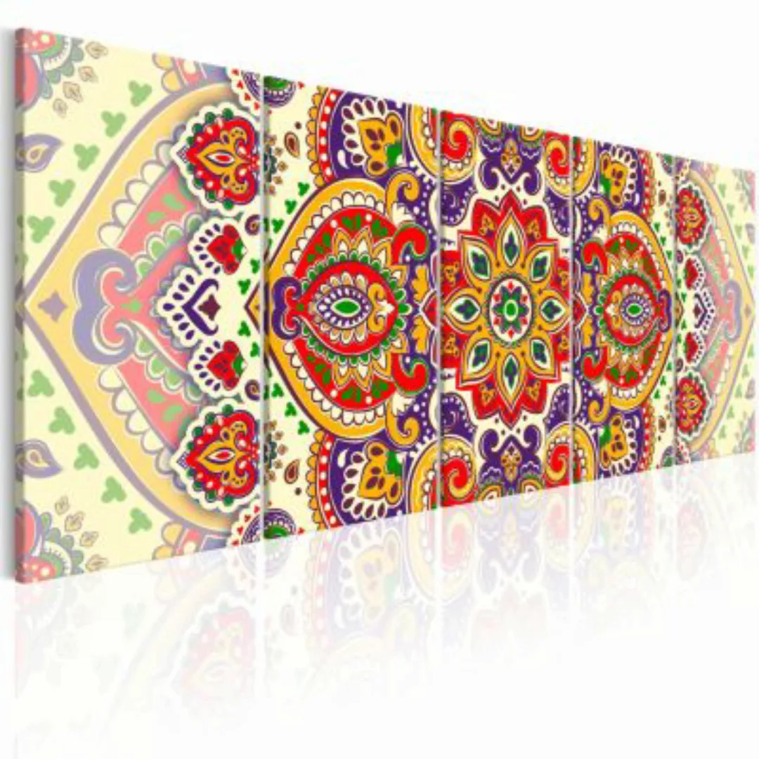 artgeist Wandbild Colourful Ornament mehrfarbig Gr. 200 x 80 günstig online kaufen