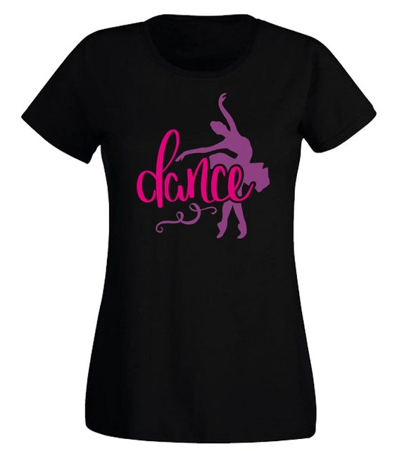 G-graphics T-Shirt Damen T-Shirt - Dance Slim-fit-Shirt, mit Frontprint, mi günstig online kaufen