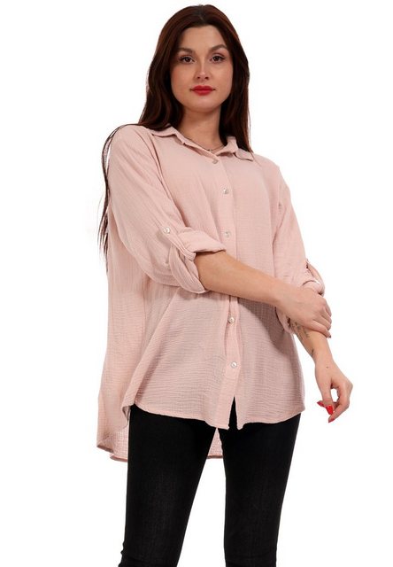 YC Fashion & Style Longbluse Bluse Oversized Longbluse Herrlich weicher Mus günstig online kaufen