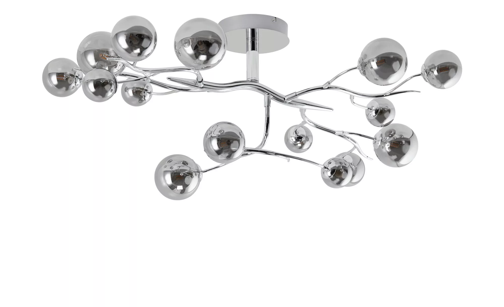 KHG LED Deckenleuchte 15-flammig - silber - 108 cm - 42 cm - 60 cm - Sconto günstig online kaufen