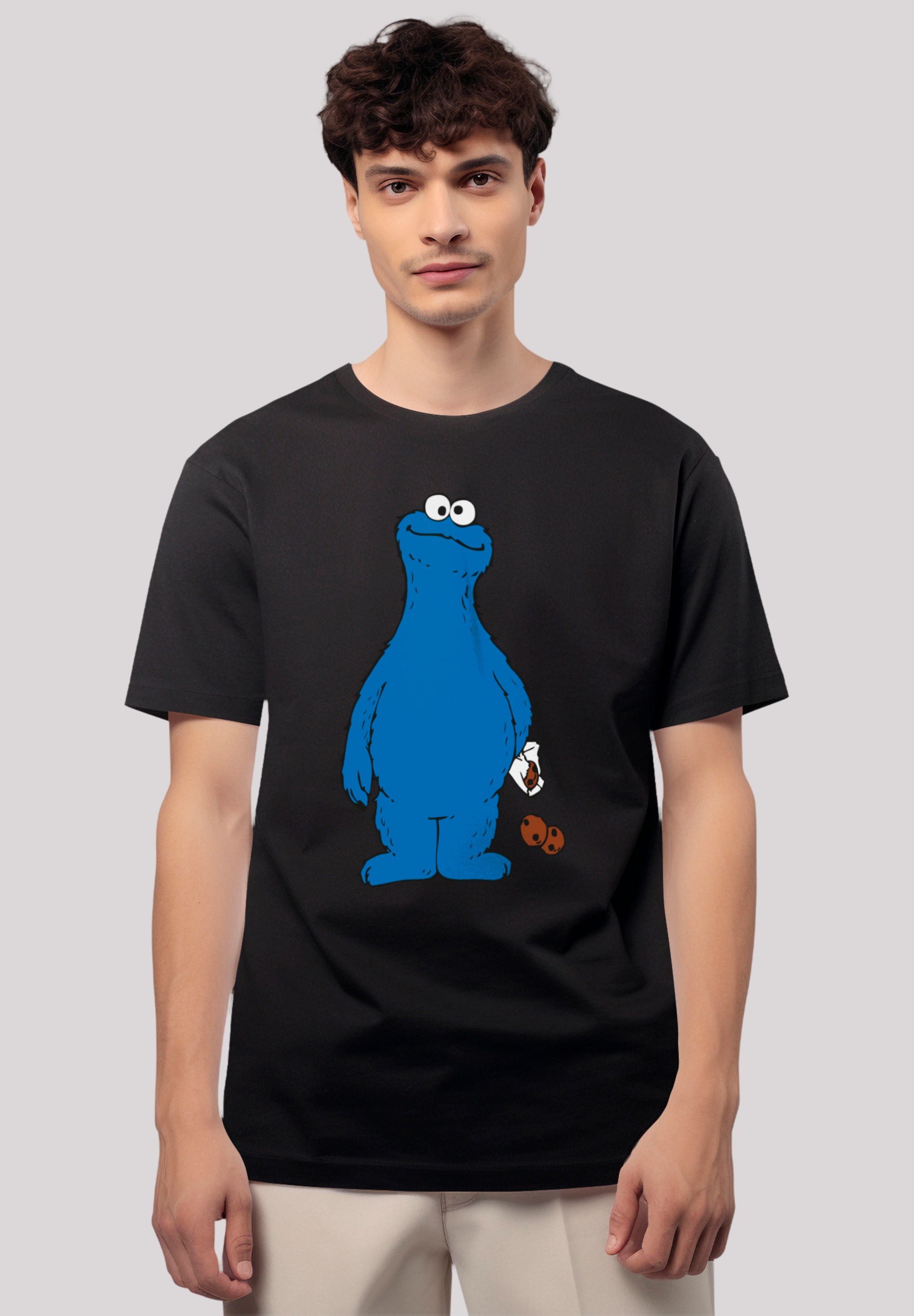 F4NT4STIC T-Shirt "Sesamstraße Cookie Thief", Premium Qualität günstig online kaufen