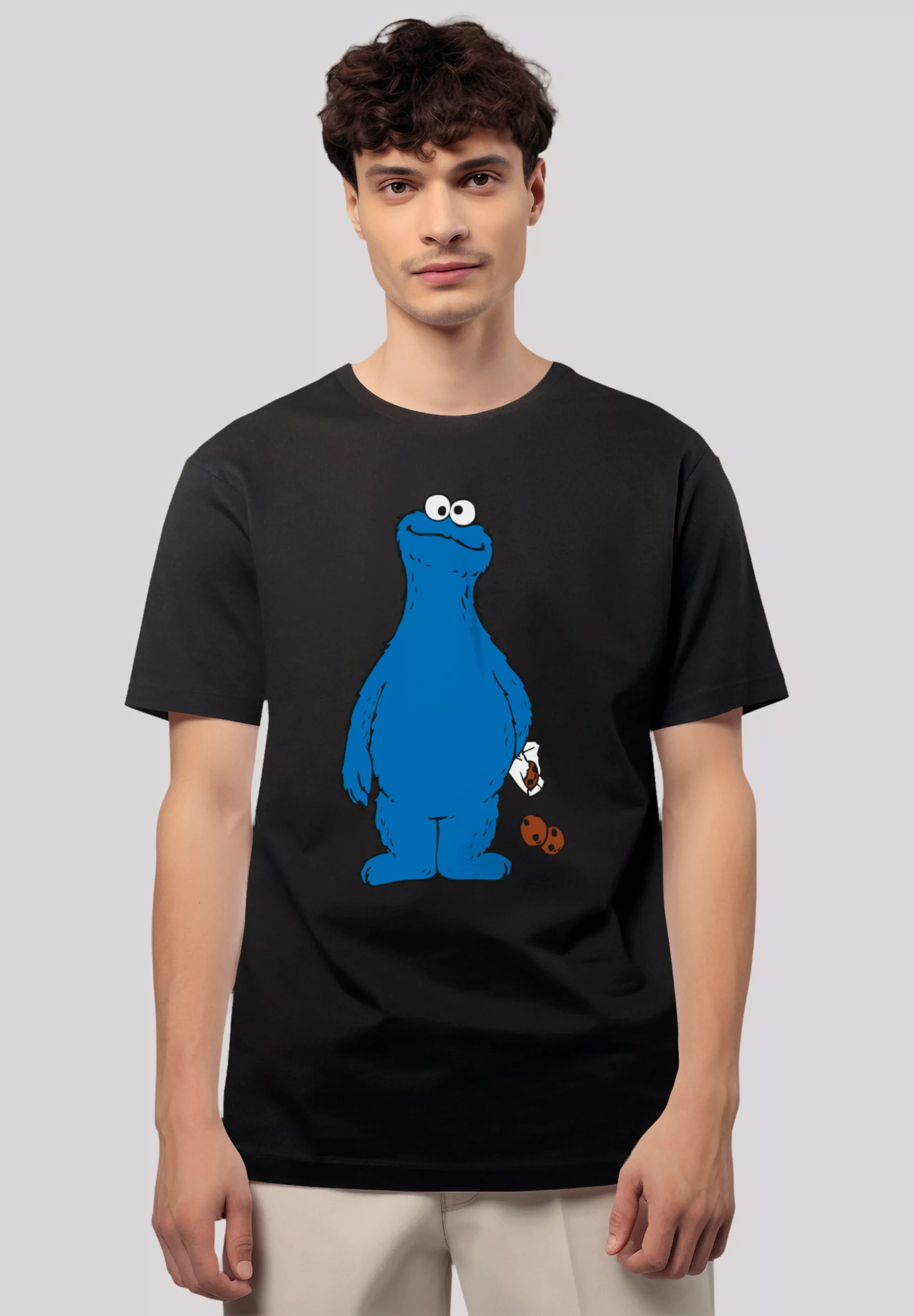 F4NT4STIC T-Shirt "Sesamstraße Cookie Thief", Premium Qualität günstig online kaufen