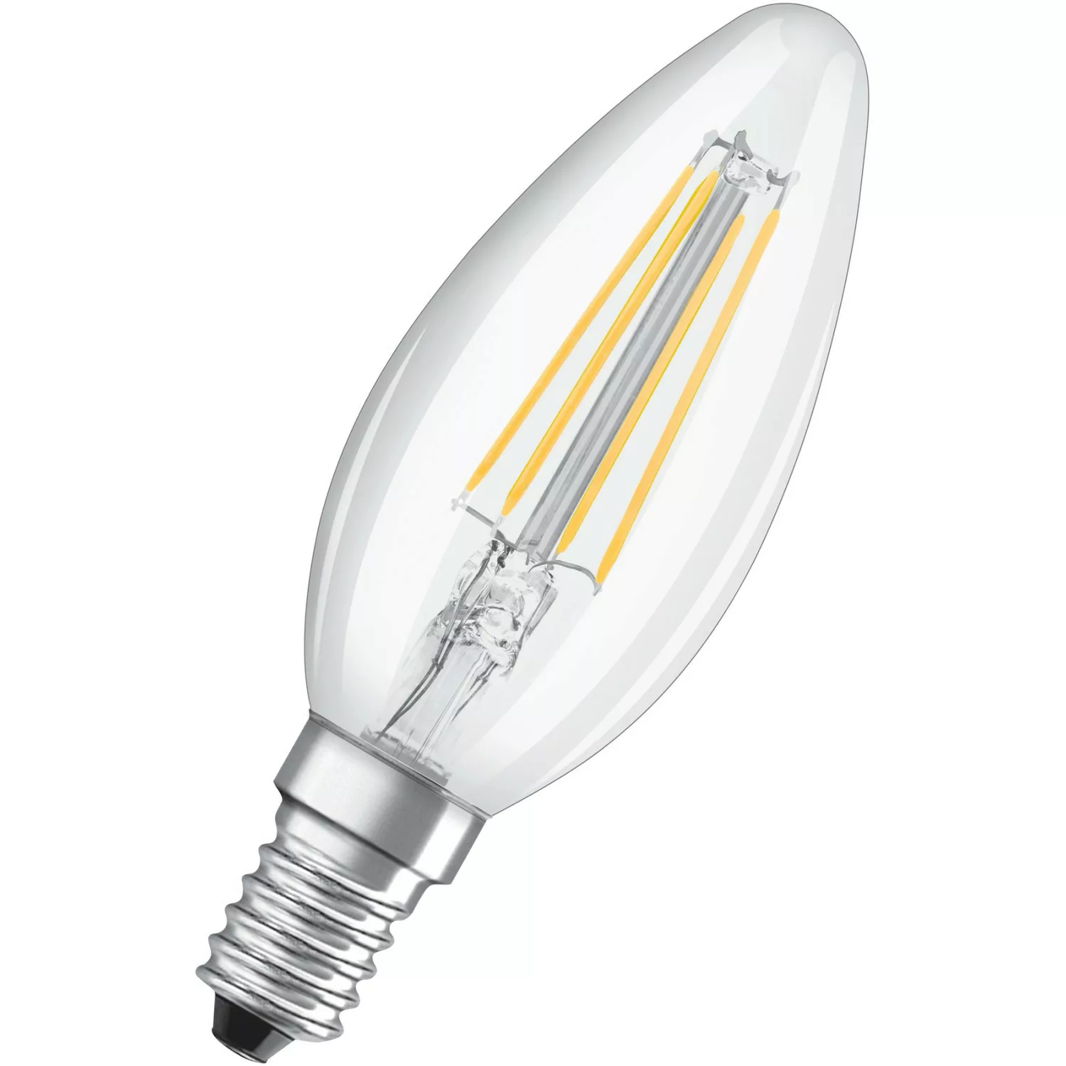 Osram LED-Leuchtmittel E14 Kerzenform 4 W Neutralweiß 470 lm 10 x 3,5 cm (H günstig online kaufen