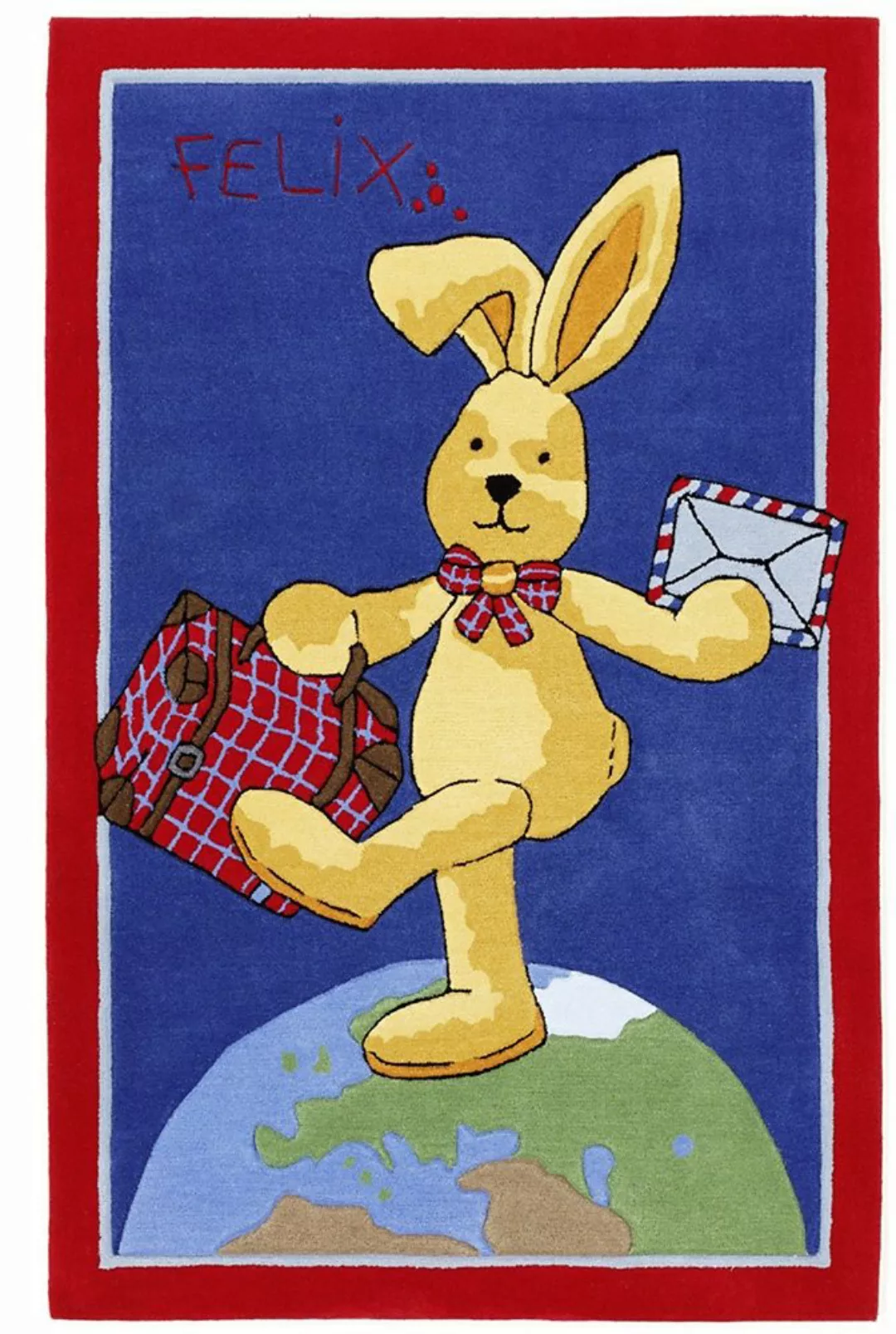 Felix der Hase Kinderteppich »Felix der Hase FE-2943-01-01«, rechteckig, 10 günstig online kaufen