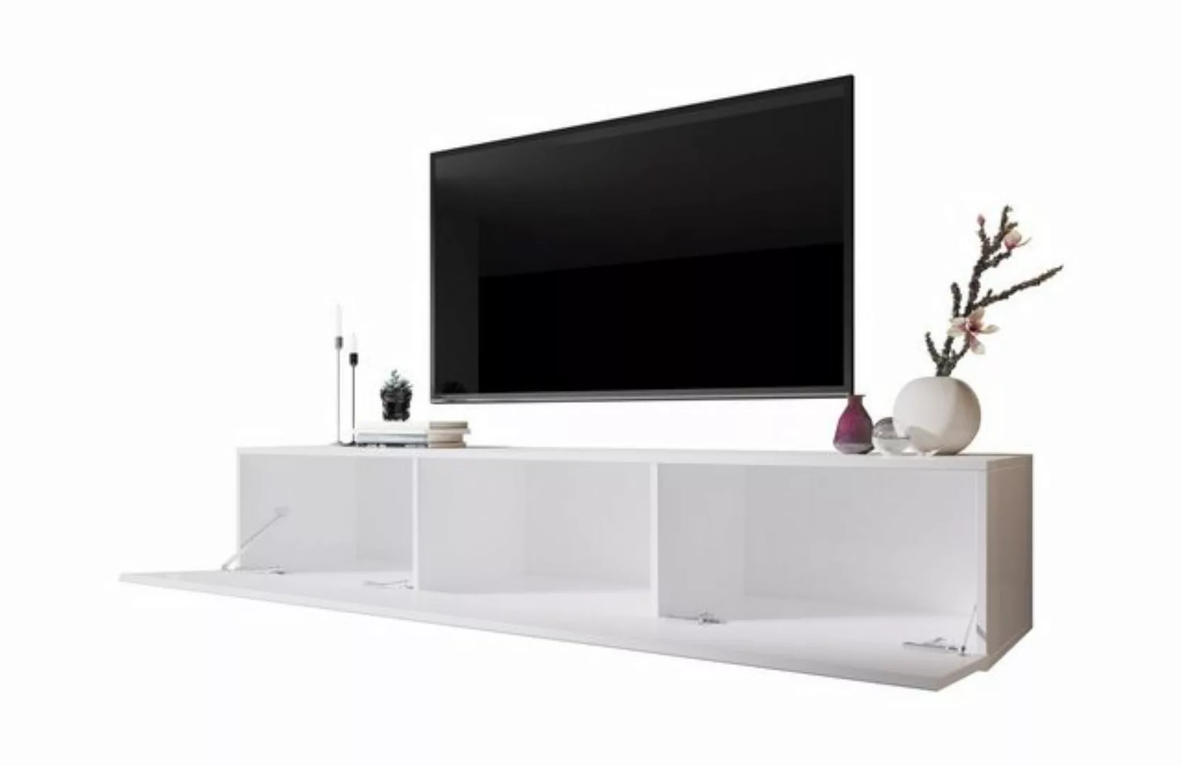 Furnix TV-Schrank RTV ZIBO 160 Lowboard TV-Schrank 160 cm frei oder Wandmon günstig online kaufen