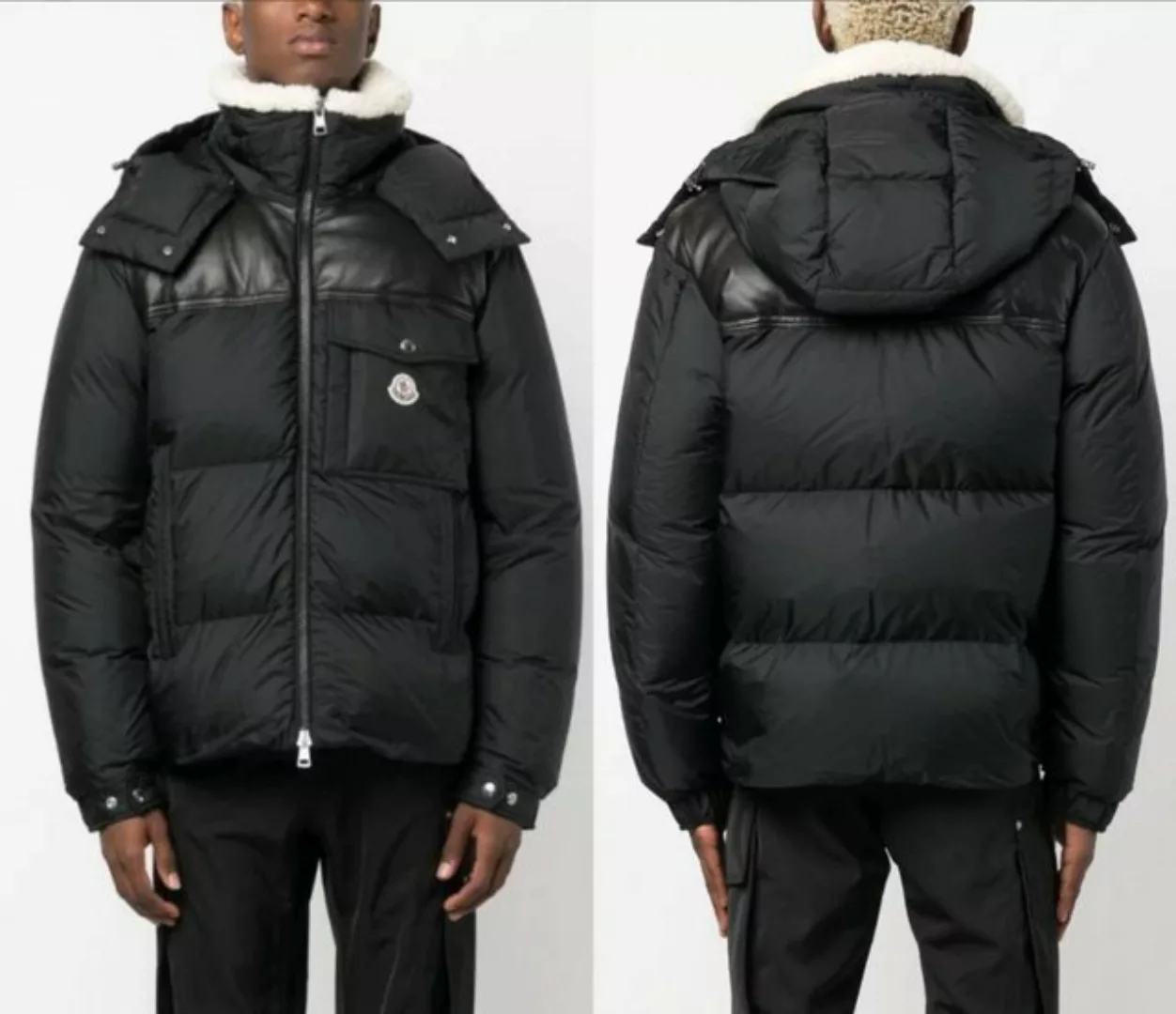 MONCLER Winterjacke MONCLER Braye Down-Jacket Hooded Coat Mantel Daunen-Jac günstig online kaufen