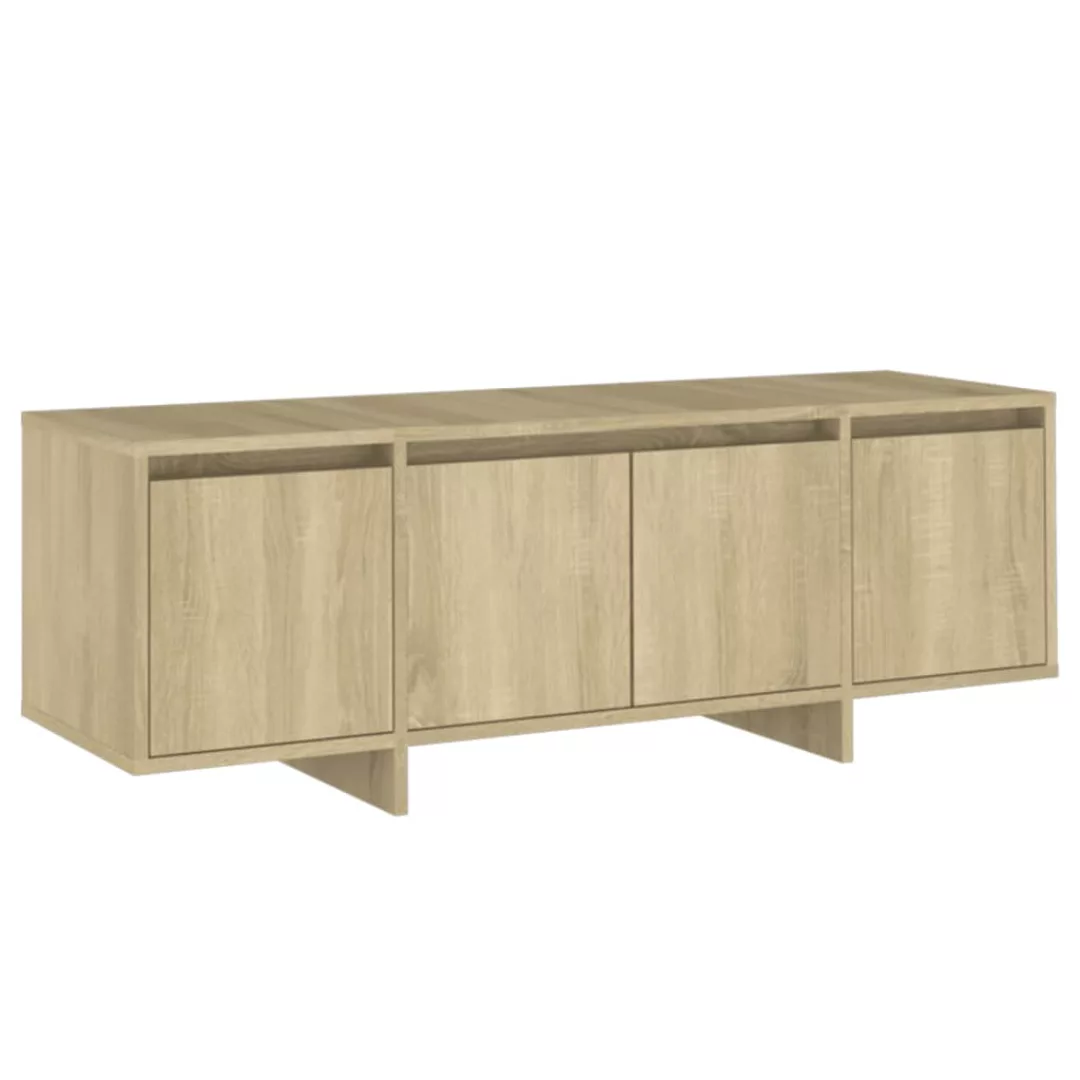 vidaXL TV-Schrank TV-Schrank Sonoma-Eiche 120x30x40,5 cm Spanplatte Lowboar günstig online kaufen