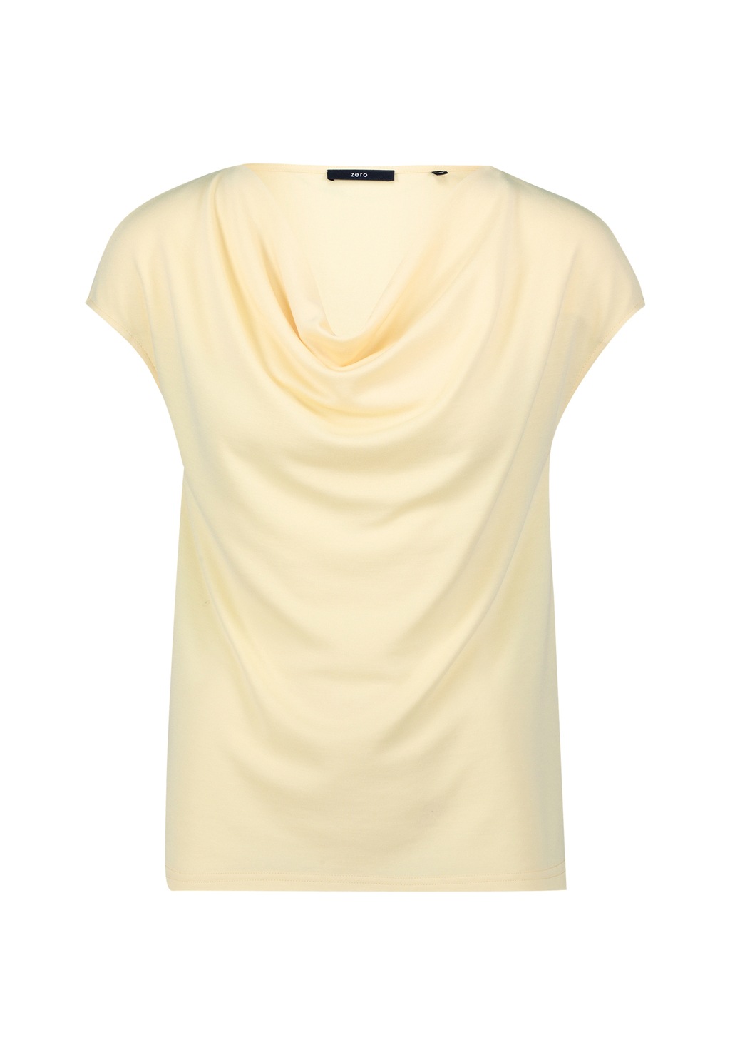 Zero T-Shirt "zero Damen Jerseyshirt mit Wasserfallausschnitt", (1 tlg.), d günstig online kaufen