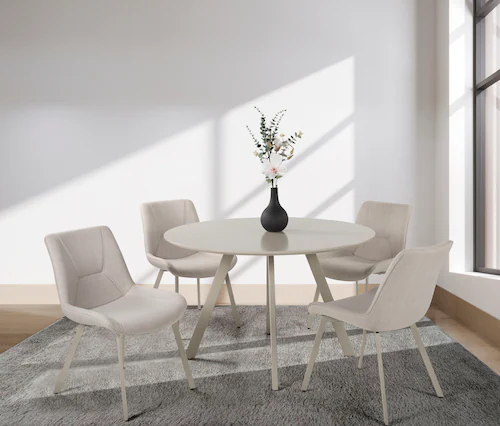 Duo Collection Essgruppe "Pina und Mila", (Set, 5 tlg.), Ø 120 cm, massives günstig online kaufen