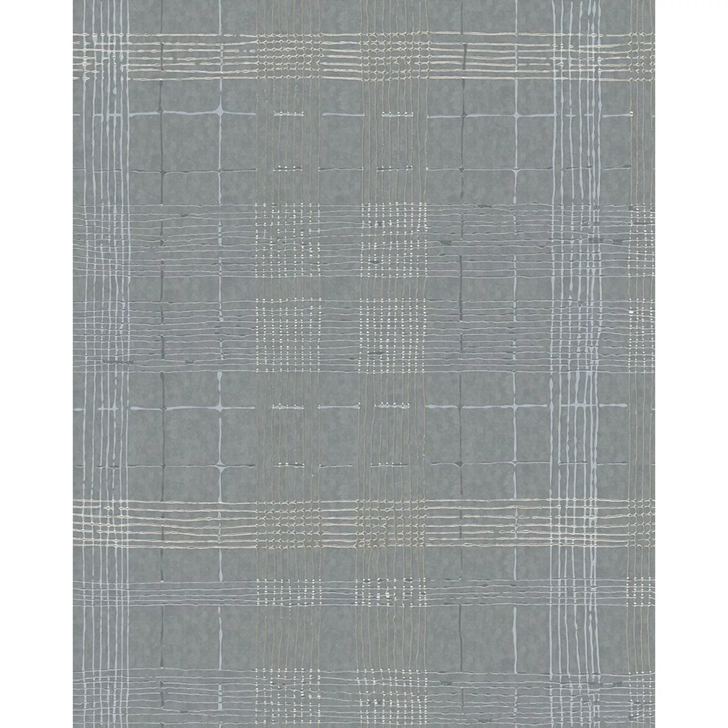 Marburg Vliestapete Streifen Karomuster Grau 10,05 m x 0,53 m FSC® günstig online kaufen